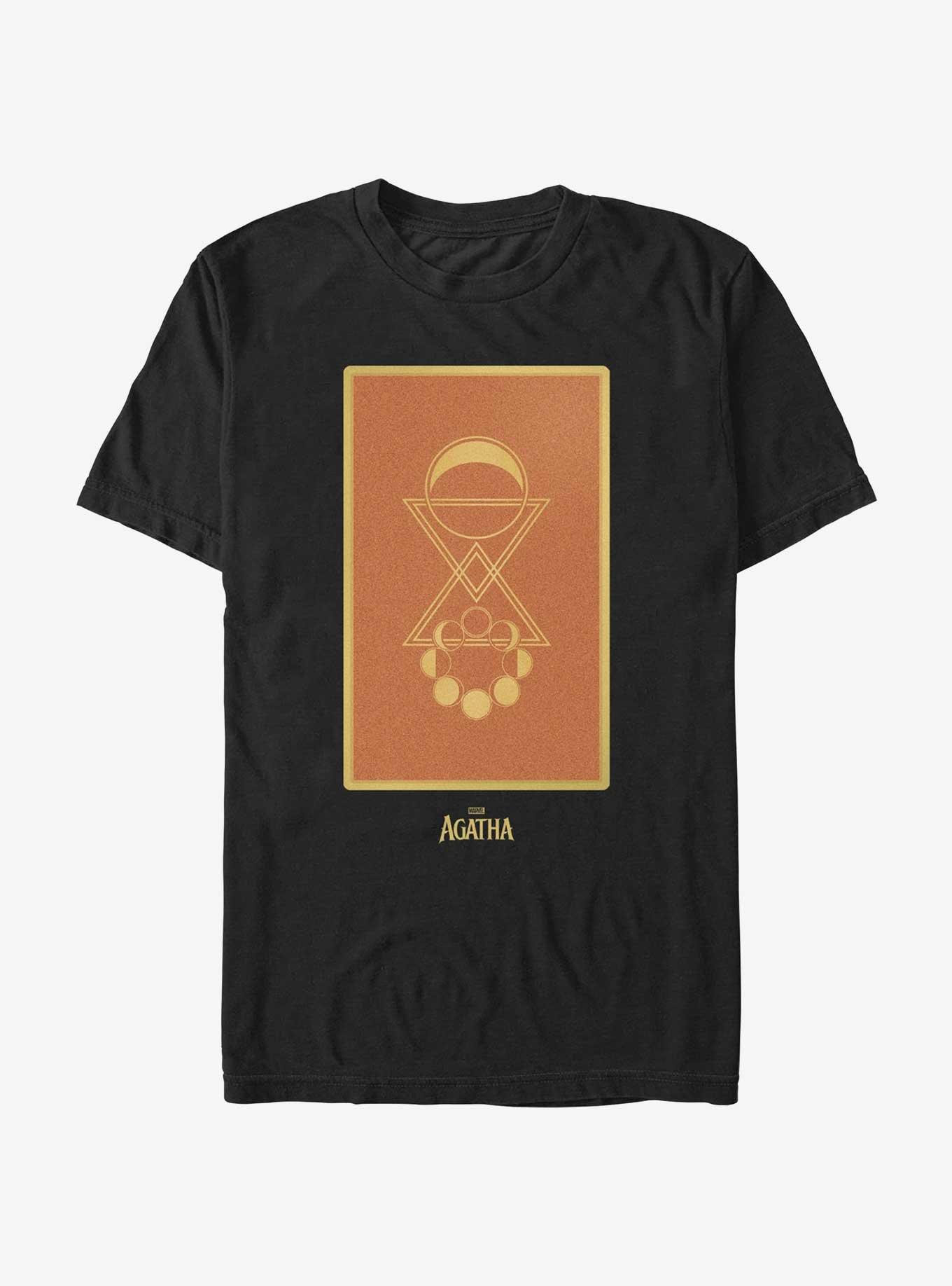 Marvel Agatha Tarot Card T-Shirt, BLACK, hi-res