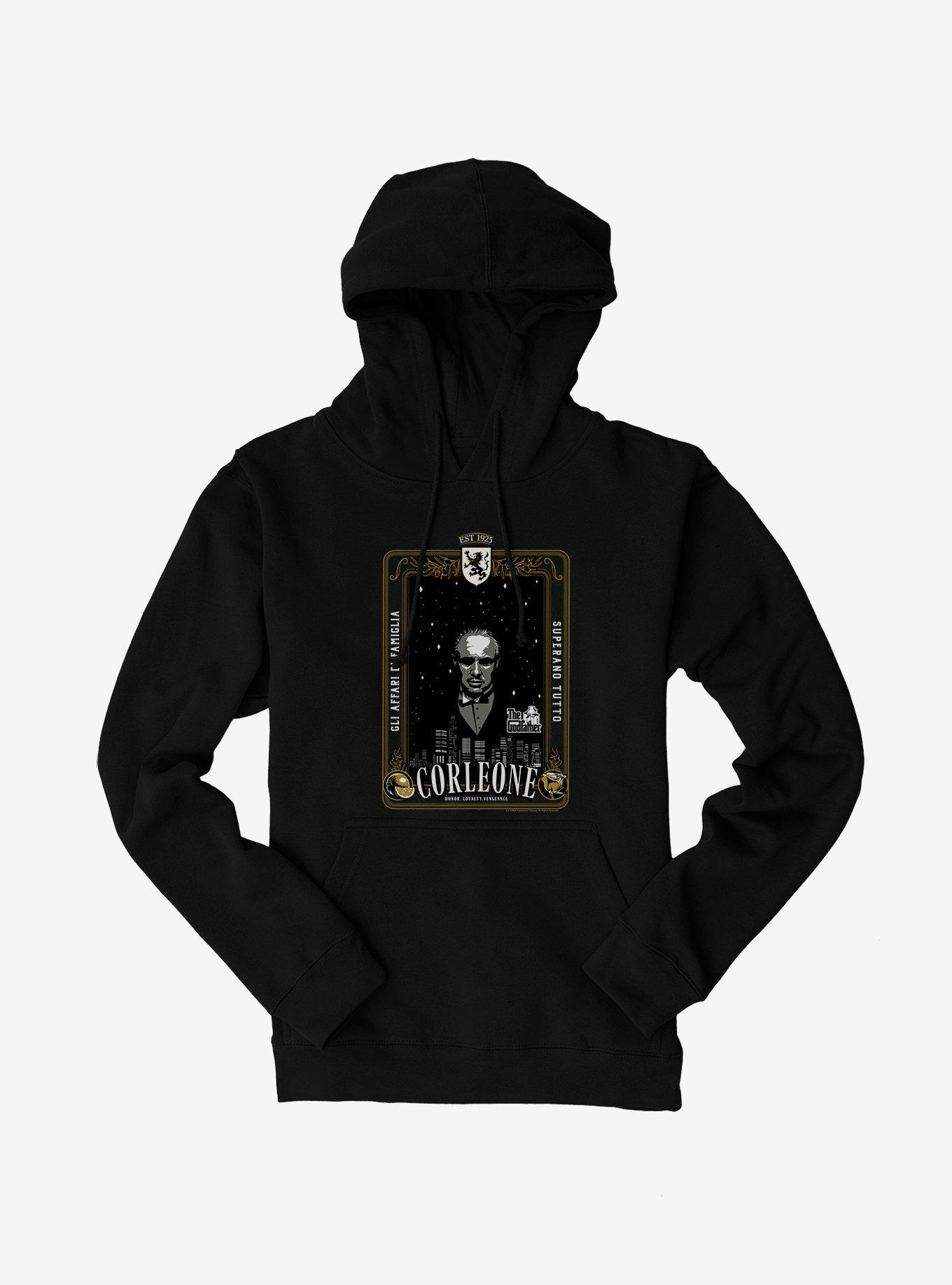 The Godfather Corleone Hoodie, BLACK, hi-res