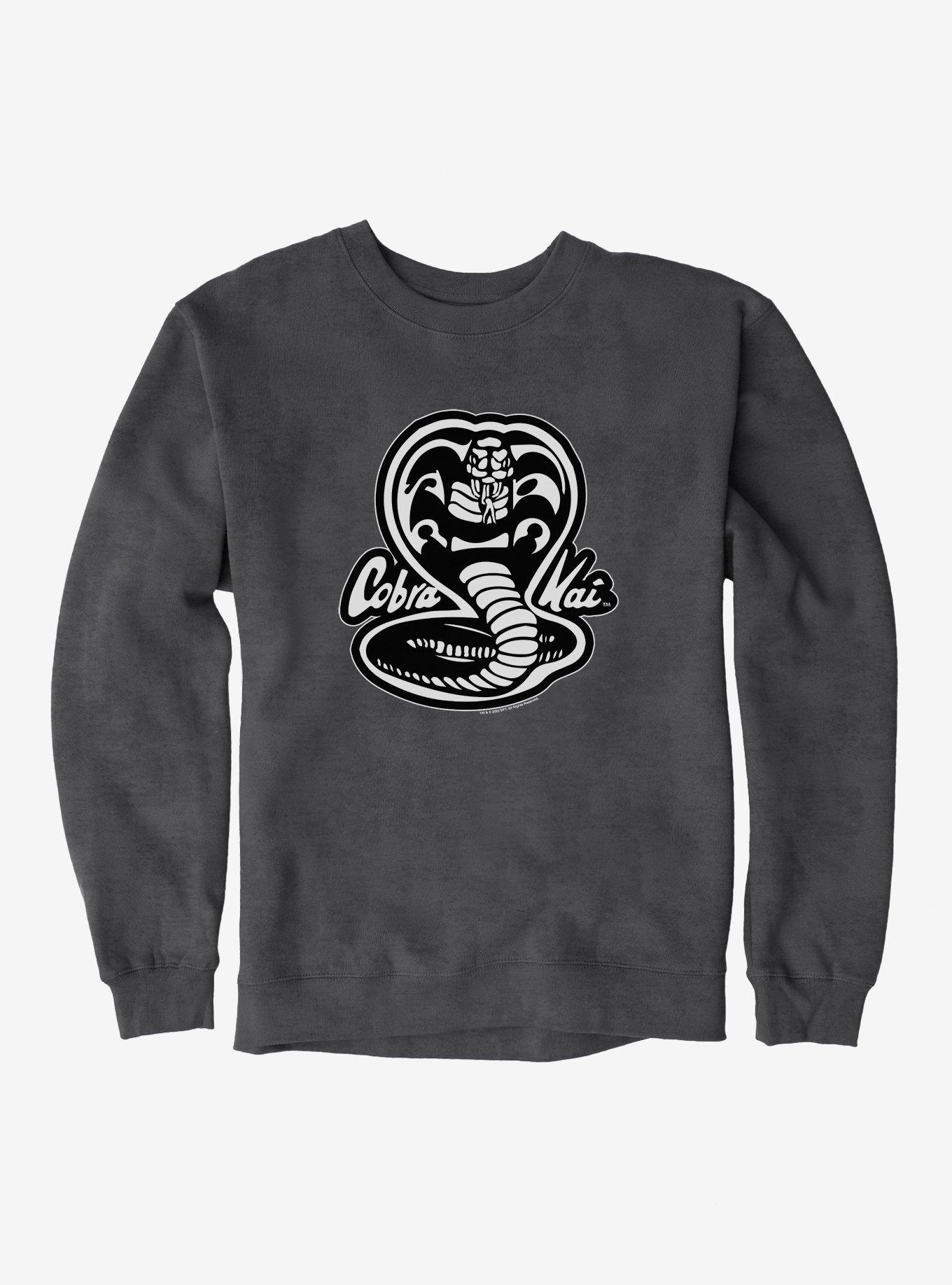 Cobra Kai Black And White Logo Sweatshirt, , hi-res