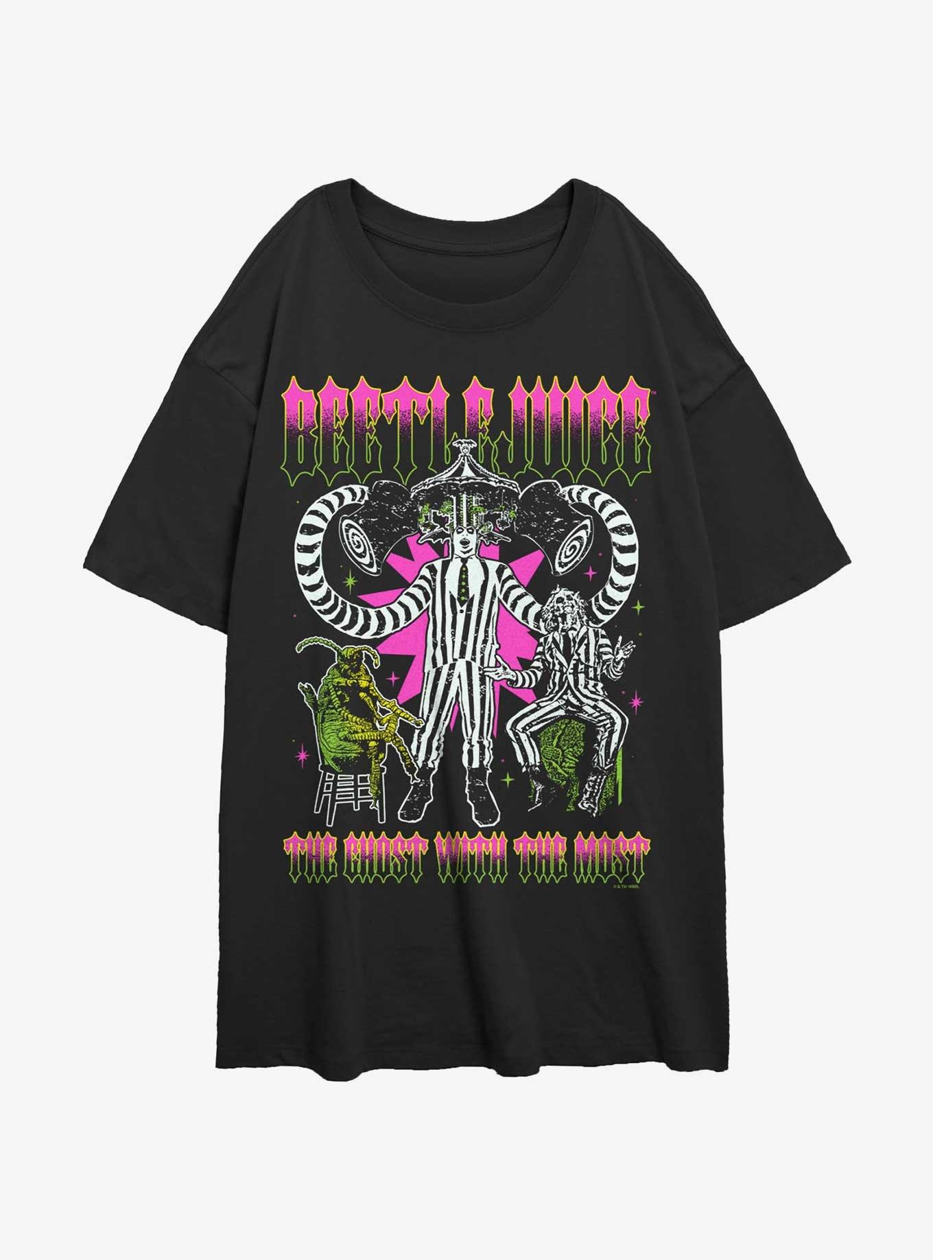 Beetlejuice Heavy Metal Ghost With The Most Womens Oversized T-Shirt, , hi-res