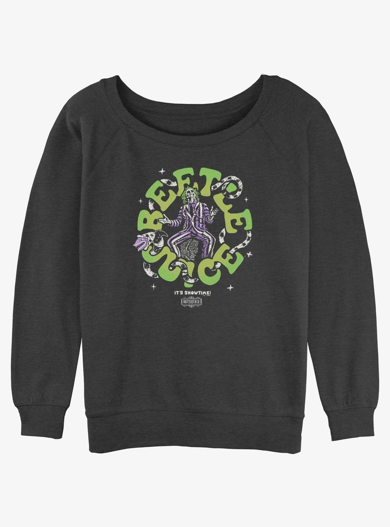 Beetlejuice Groovy Womens Slouchy Sweatshirt, , hi-res