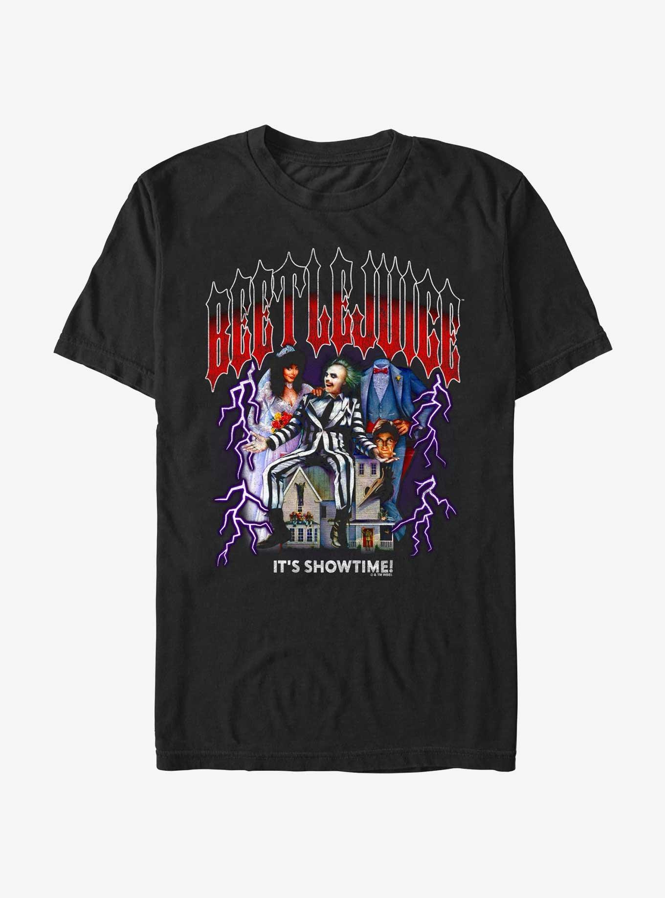 Beetlejuice Heavy Lightning T-Shirt, BLACK, hi-res