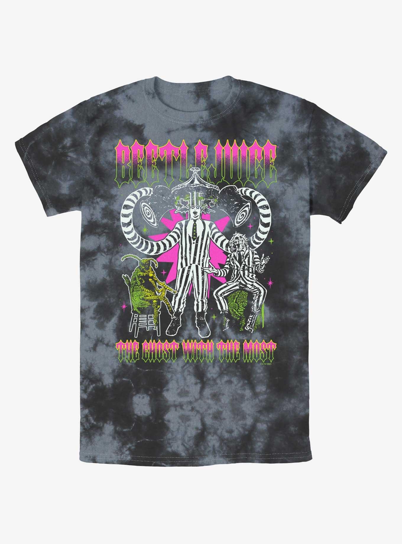 Beetlejuice Heavy Metal Ghost With The Most Tie-Dye T-Shirt, , hi-res