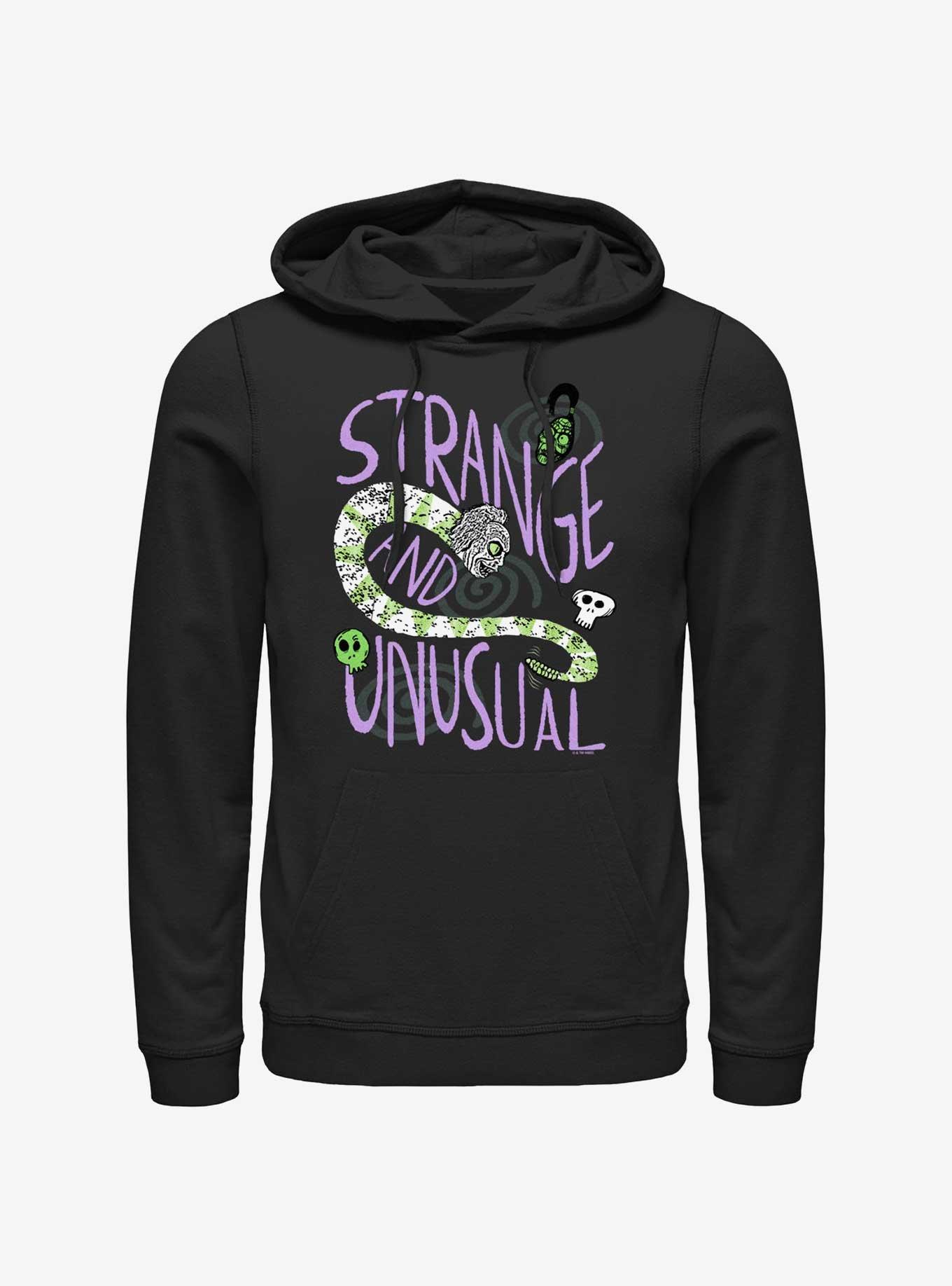 Beetlejuice Strange And Unusual Hoodie, BLACK, hi-res