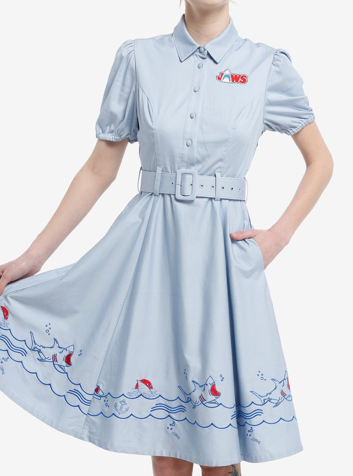 Her Universe Jaws Belted Retro Dress Her Universe Exclusive, , hi-res