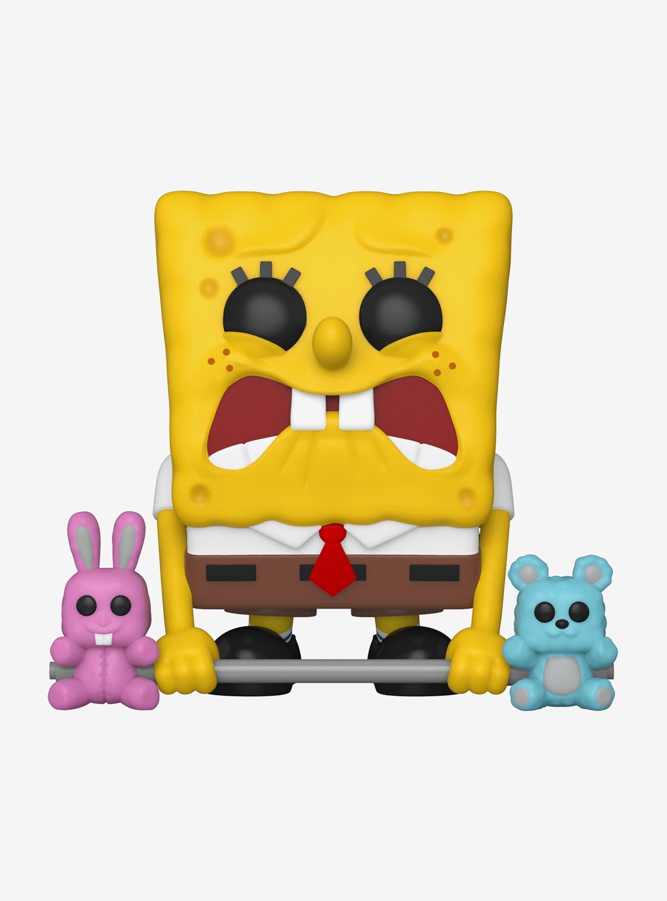 Funko SpongeBob SquarePants Pop! Animation SpongeBob Weightlifter Vinyl Figure Hot Topic Exclusive, , hi-res