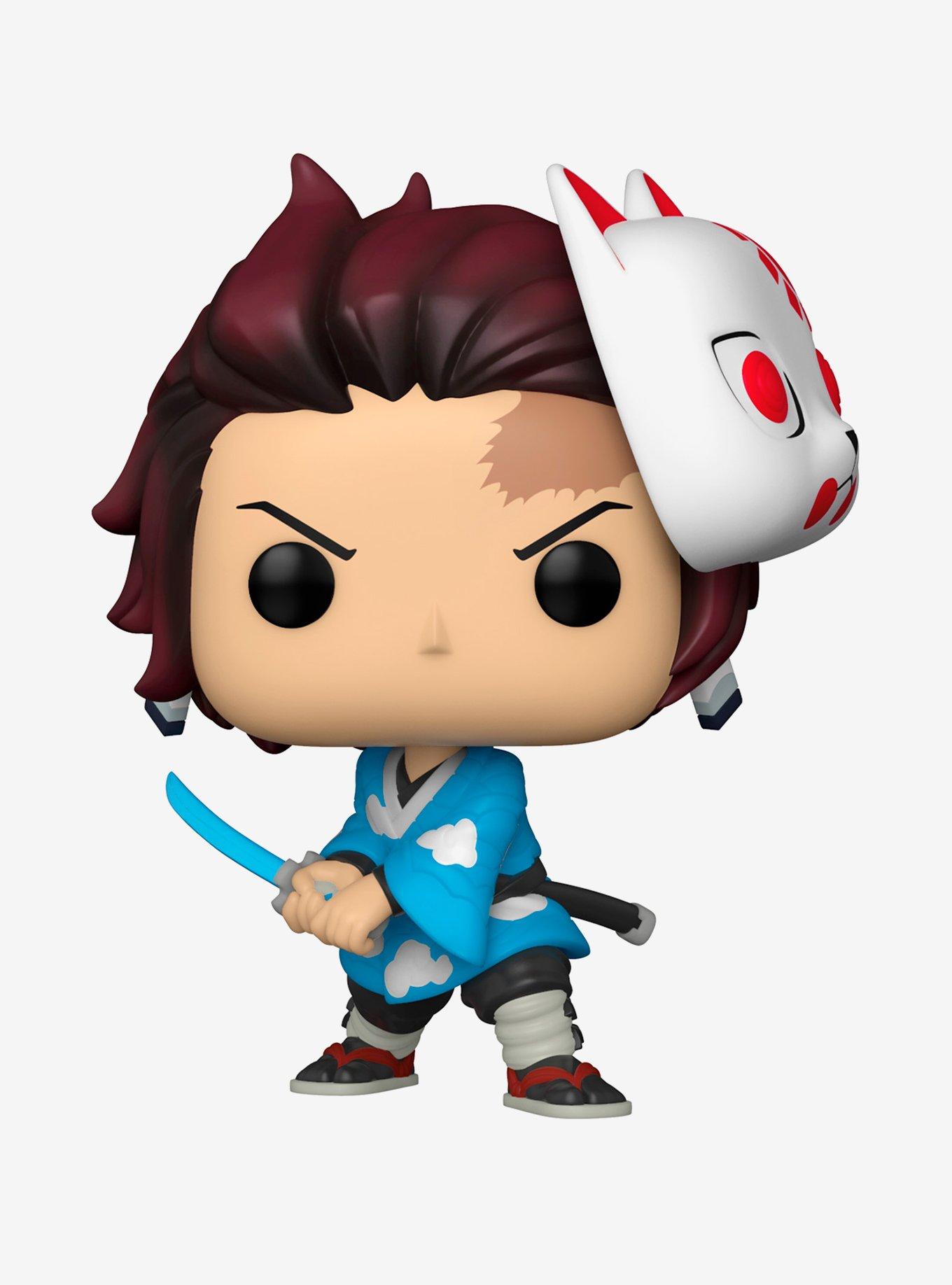 Funko Demon Slayer: Kimetsu No Yaiba Pop! Animation Tanjiro Kamada With Mask Vinyl Figure Hot Topic Exclusive, , hi-res