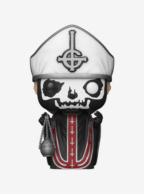 Figura Papa Purpurina FUNKO Pop! Rocks: Ghost Glam - Papa Con Purpurina - Figura De Vinilo De 9.5 Cm - Coleccionable Oficial De La Banda Ghost - Regalo Para Fans Y Niños +3 Años