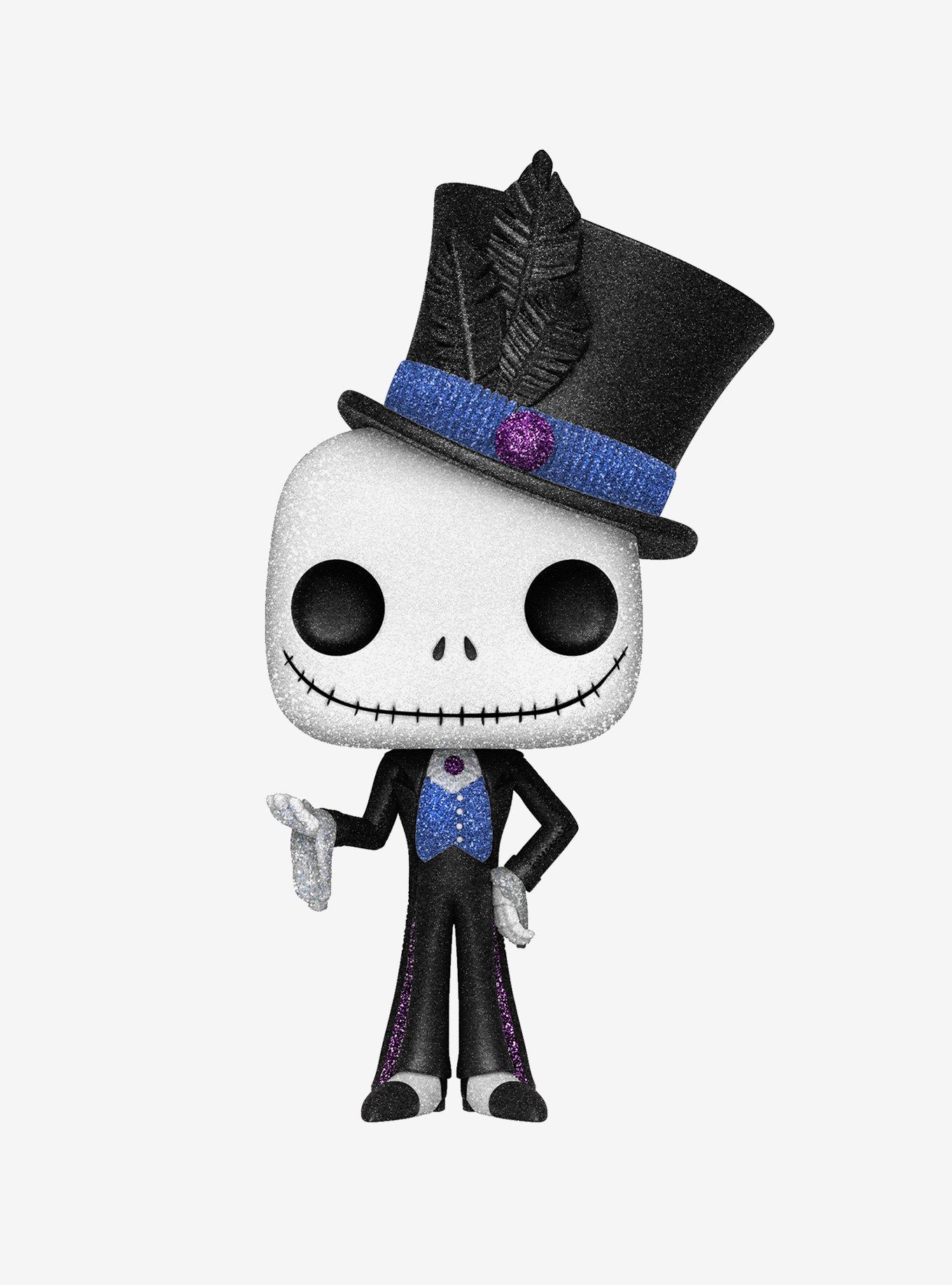 Funko The Nightmare Before Christmas Diamond Collection Pop! Dapper Jack Skellington Vinyl Figure Hot Topic Exclusive, , hi-res