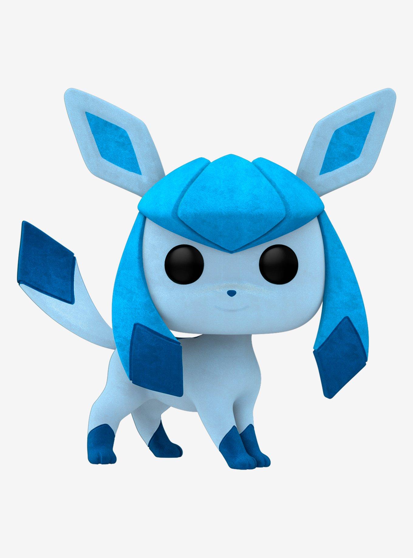 Funko Pokemon Pop! Games Glaceon (Flocked) Vinyl Figure Hot Topic Exclusive, , hi-res