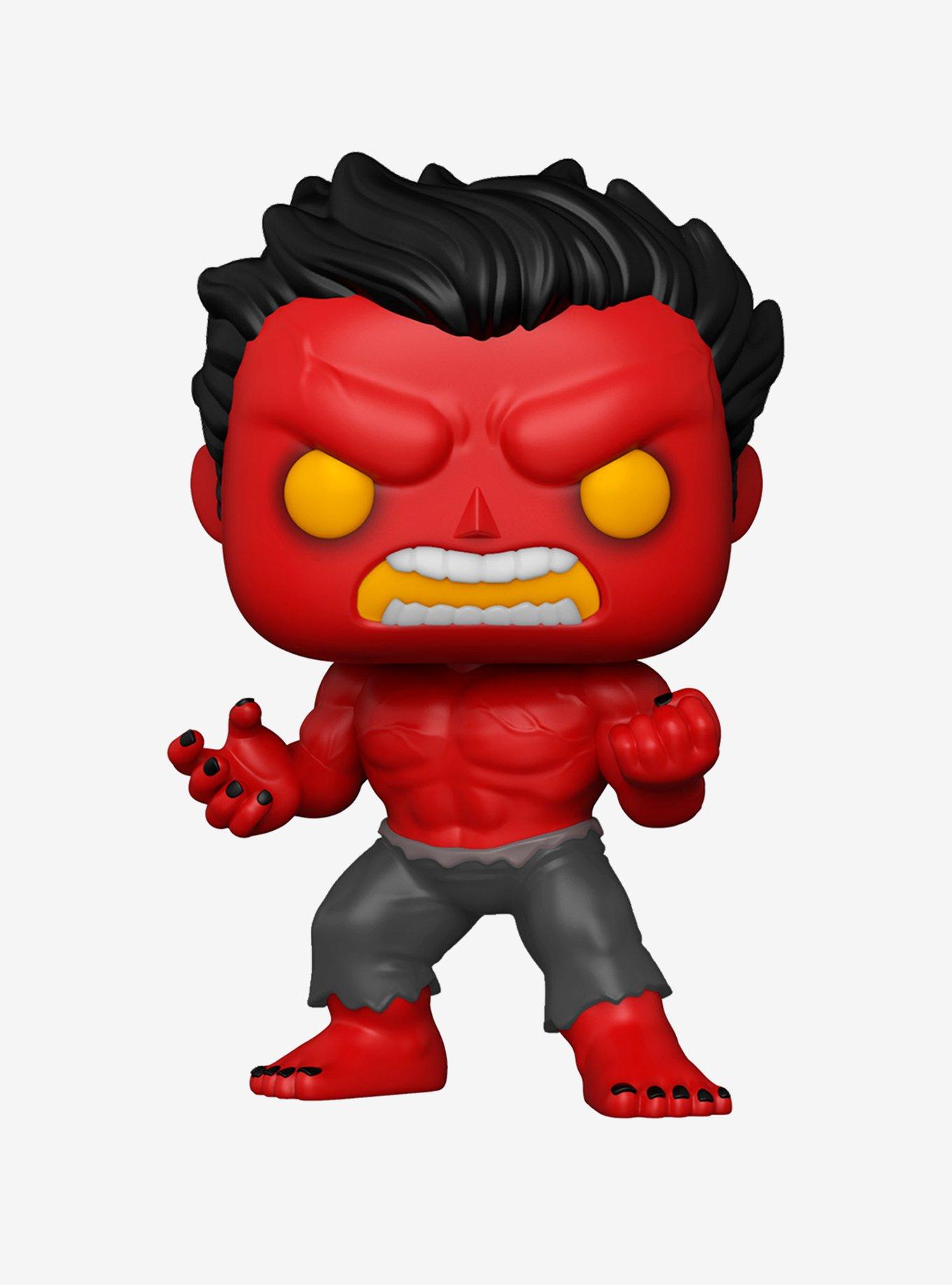 Funko Marvel Pop! Red Hulk Vinyl Bobble-Head Hot Topic Exclusive, , hi-res