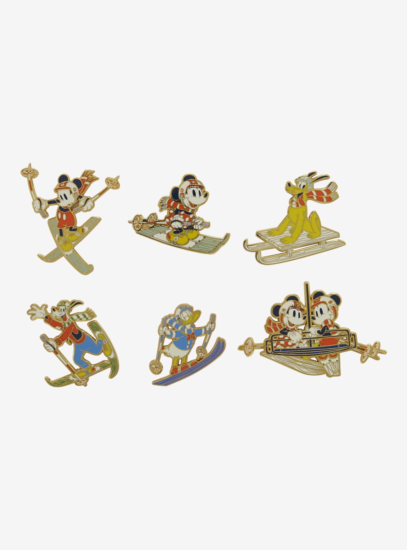 Disney Mickey and Friends Skiing Adventure Blind Box Enamel Pin &mdash; BoxLunch Exclusive, , hi-res