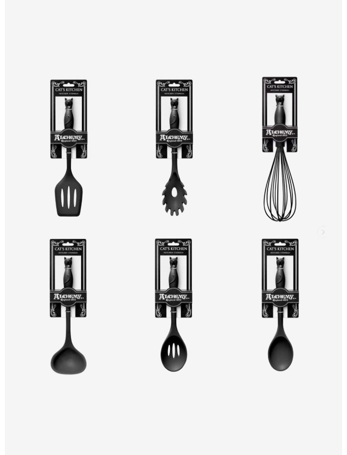 Alchemy of England Cat Utensils 6pc Kitchen Set, , hi-res