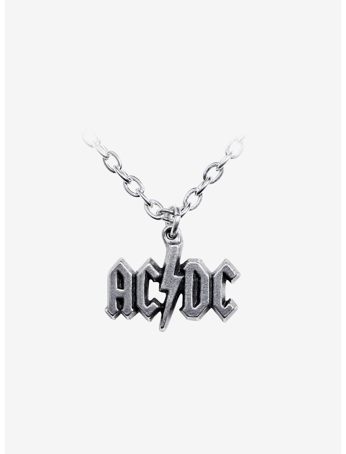 AC/DC Lightning Logo Necklace, , hi-res