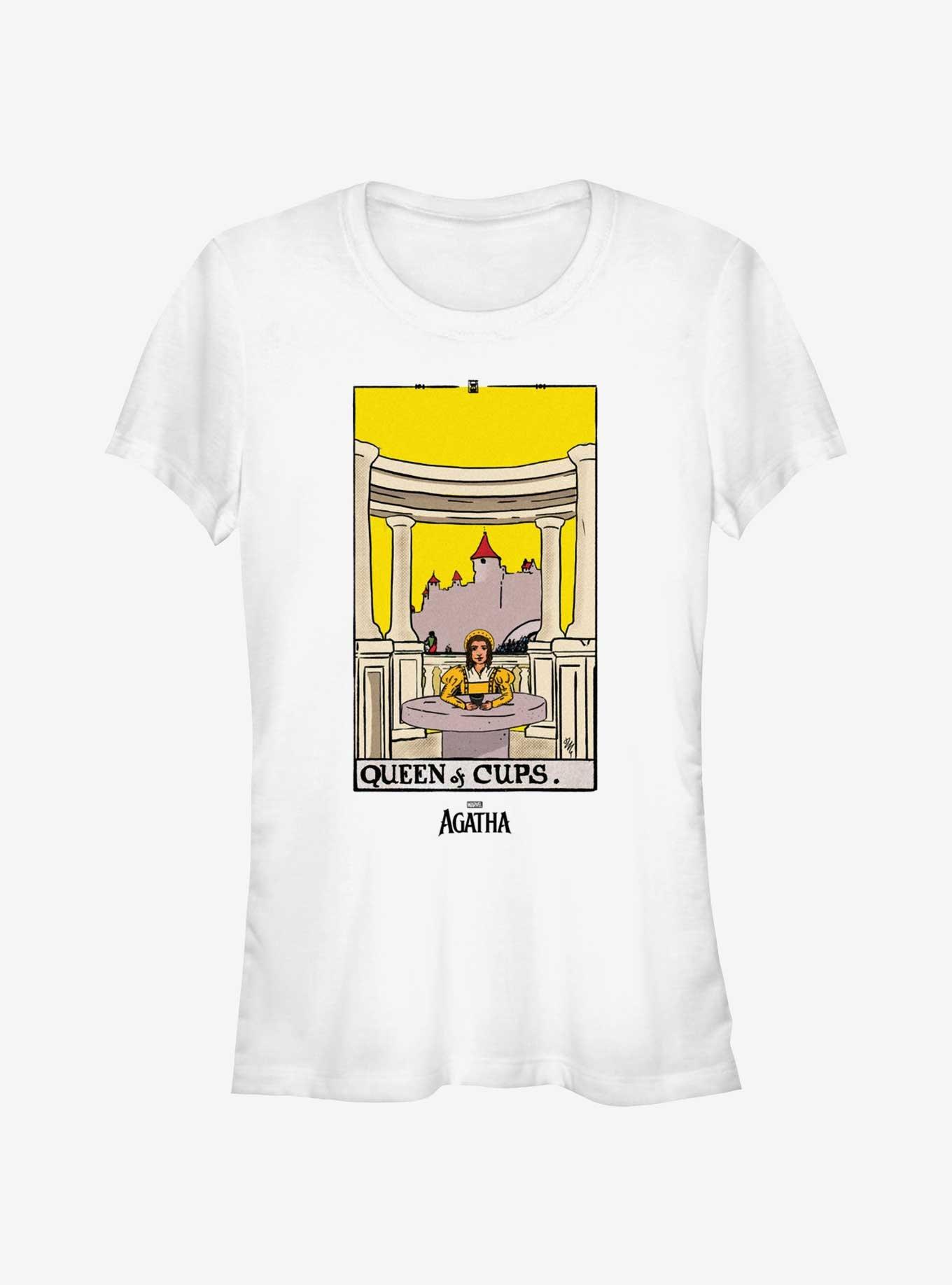 Marvel Agatha Queen Of Cups TarotGirls T-Shirt, WHITE, hi-res