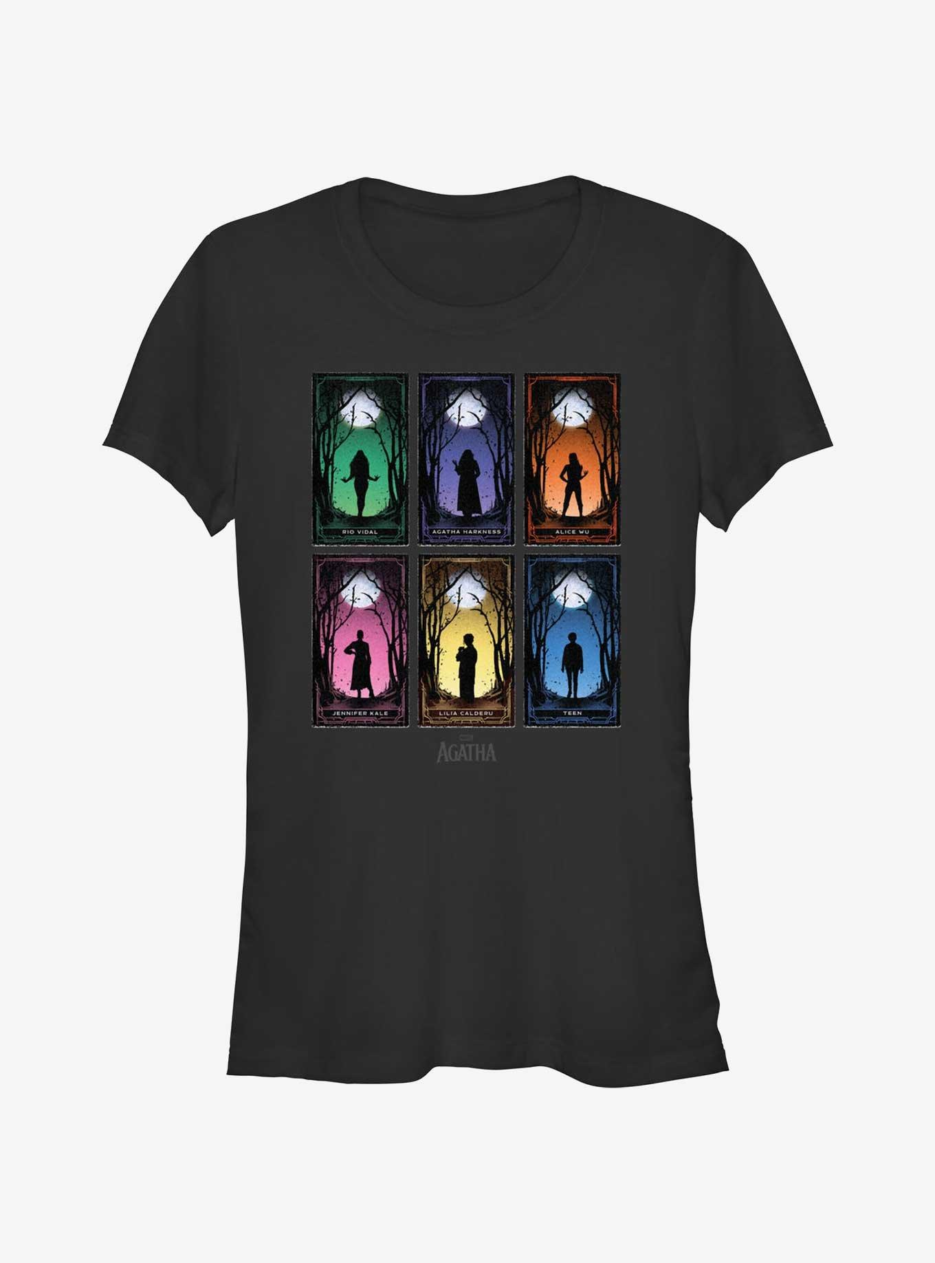 Marvel Agatha Characters TarotGirls T-Shirt, BLACK, hi-res