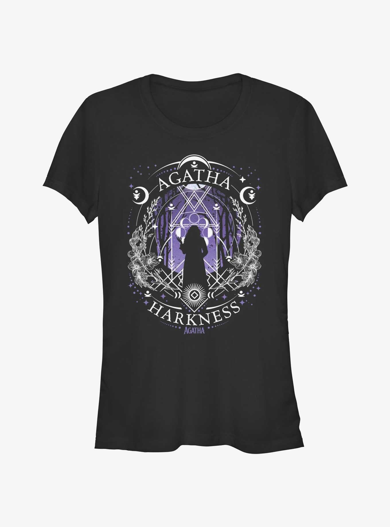 Marvel Agatha Harkness Star Sign Girls T-Shirt Hot Topic Exclusive, , hi-res