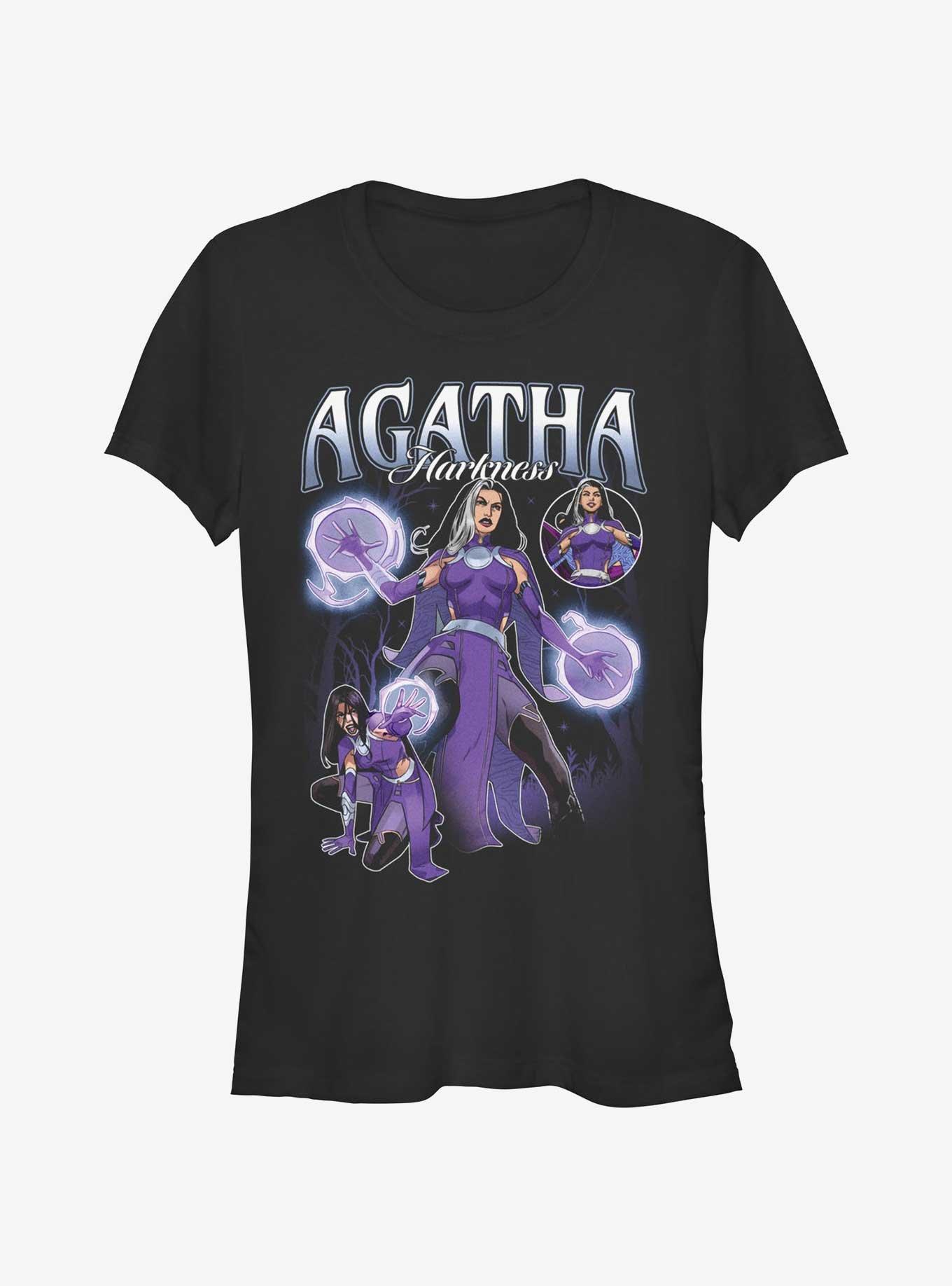 Marvel Agatha Multi Pose Comic Style Girls T-Shirt