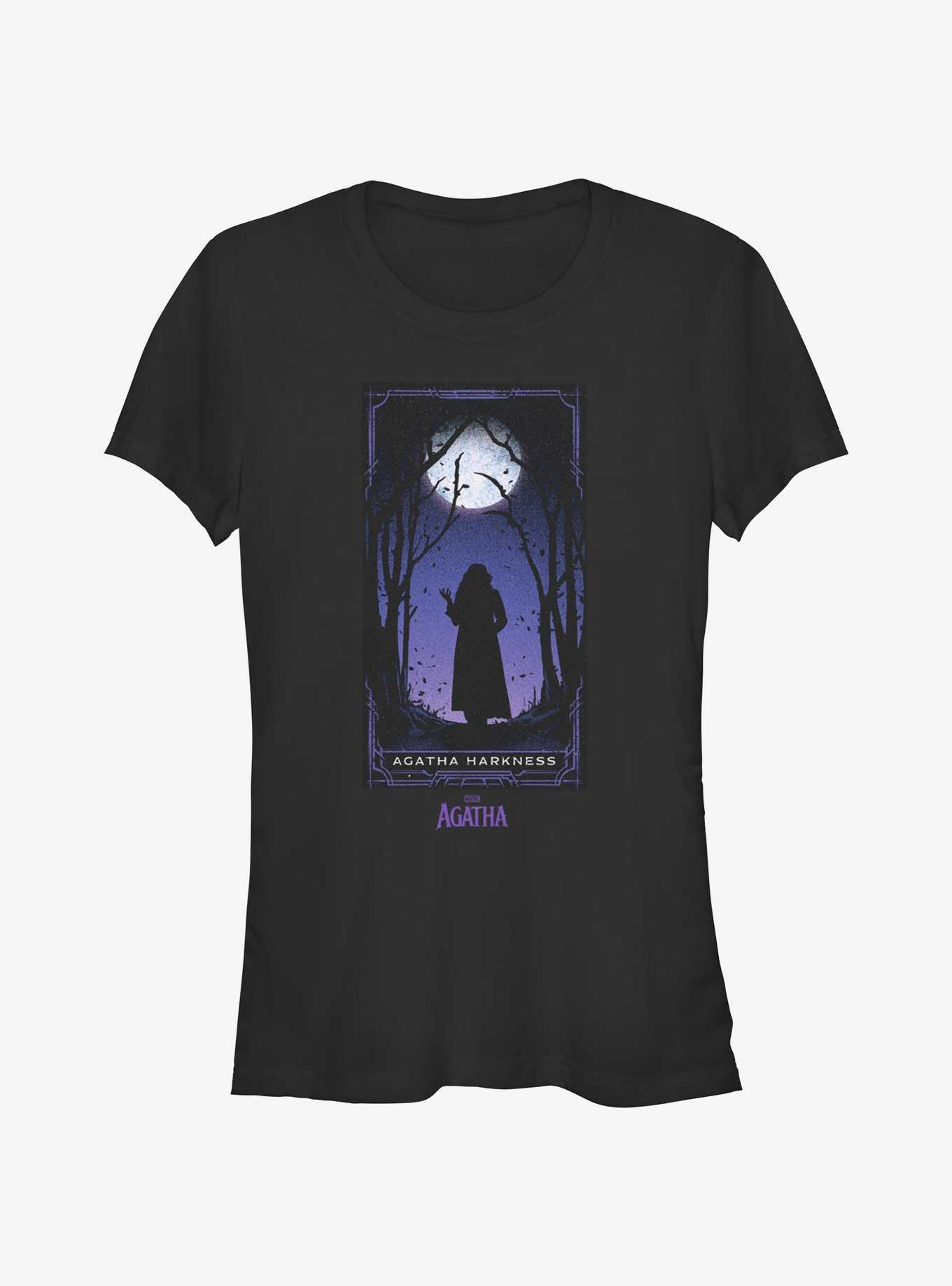 Marvel Agatha Harkness Into The Dark Tarot Girls T-Shirt, , hi-res