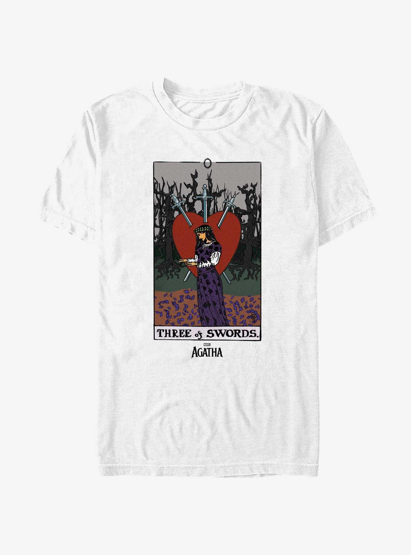 Marvel Agatha Three Of Swords Tarot T-Shirt, , hi-res