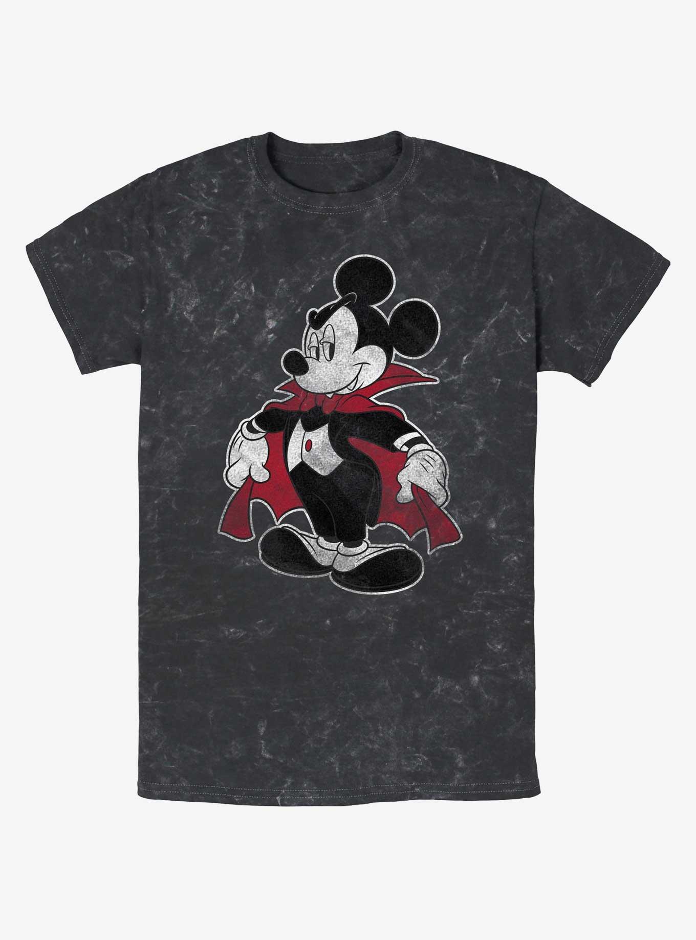 Disney Mickey Mouse Vampire Cape Mineral Wash T-Shirt, , hi-res