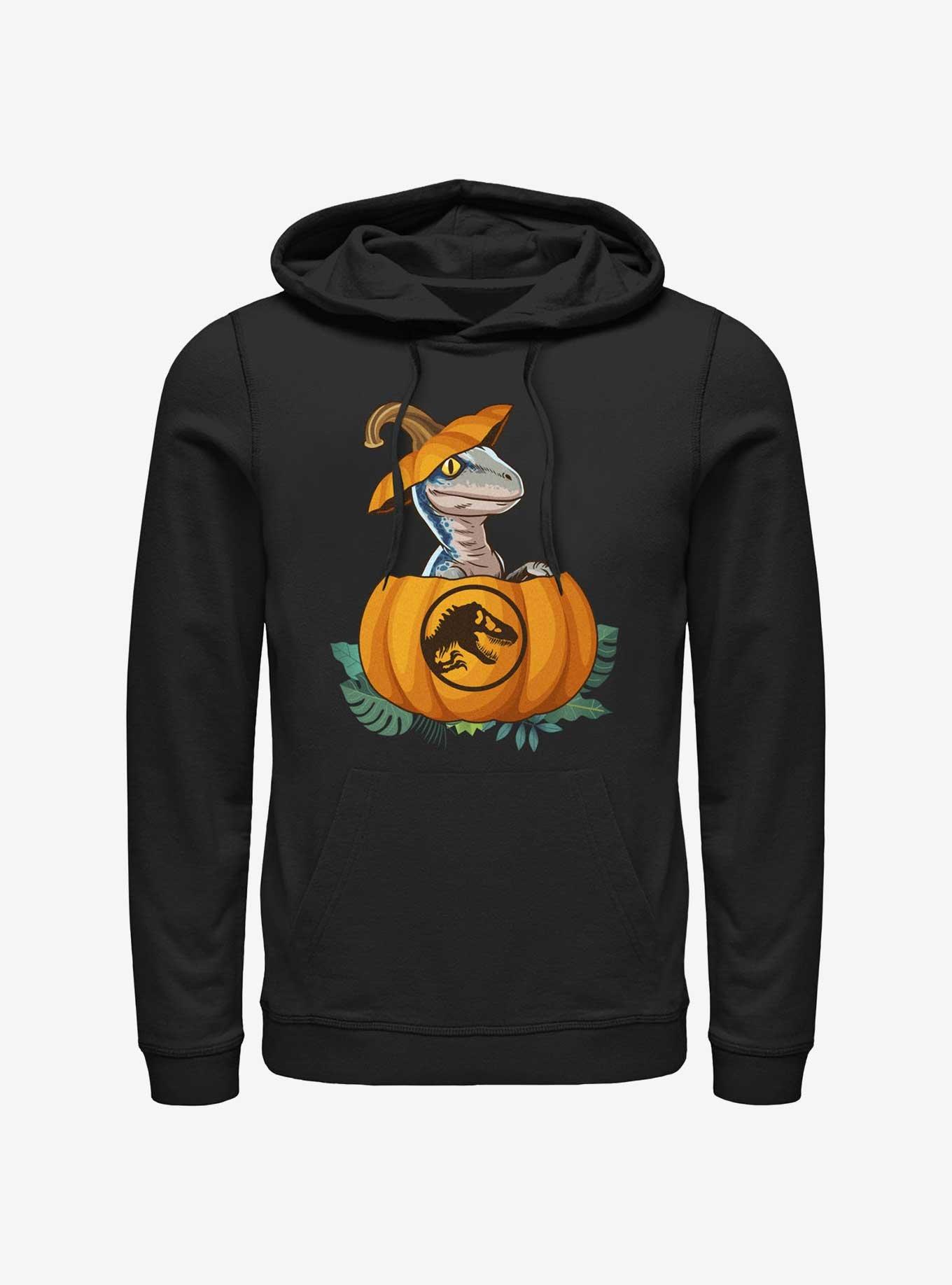 Jurassic Park Raptor Pumpkin Hatch Hoodie, BLACK, hi-res