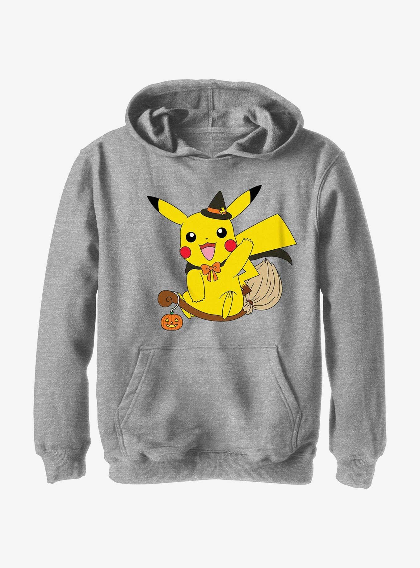 Pokemon Pikachu Witch Youth Hoodie, ATH HTR, hi-res