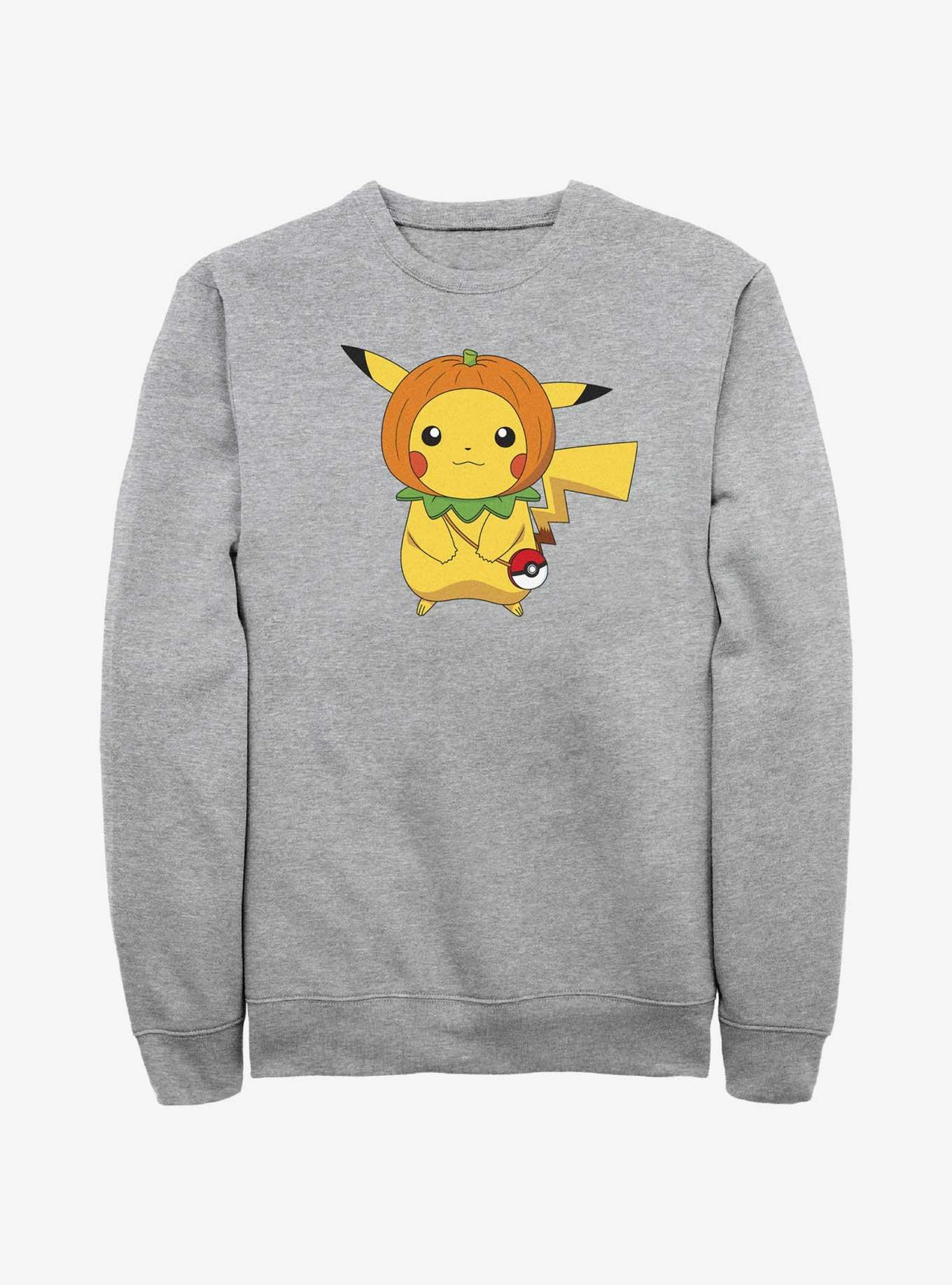 Pokemon Pumpkin Hat Sweatshirt, ATH HTR, hi-res