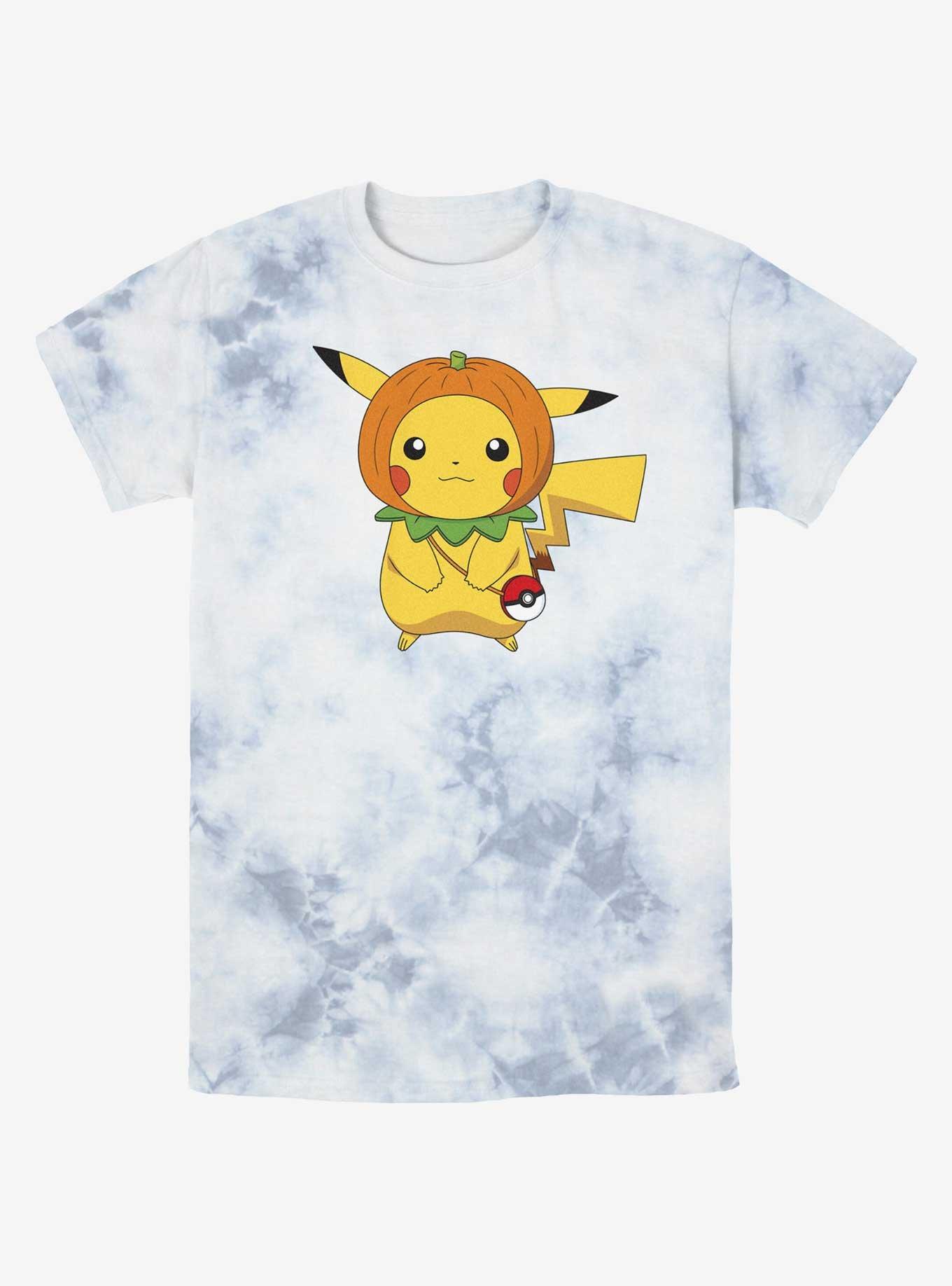 Pokemon Pumpkin Hat Tie-Dye T-Shirt, , hi-res