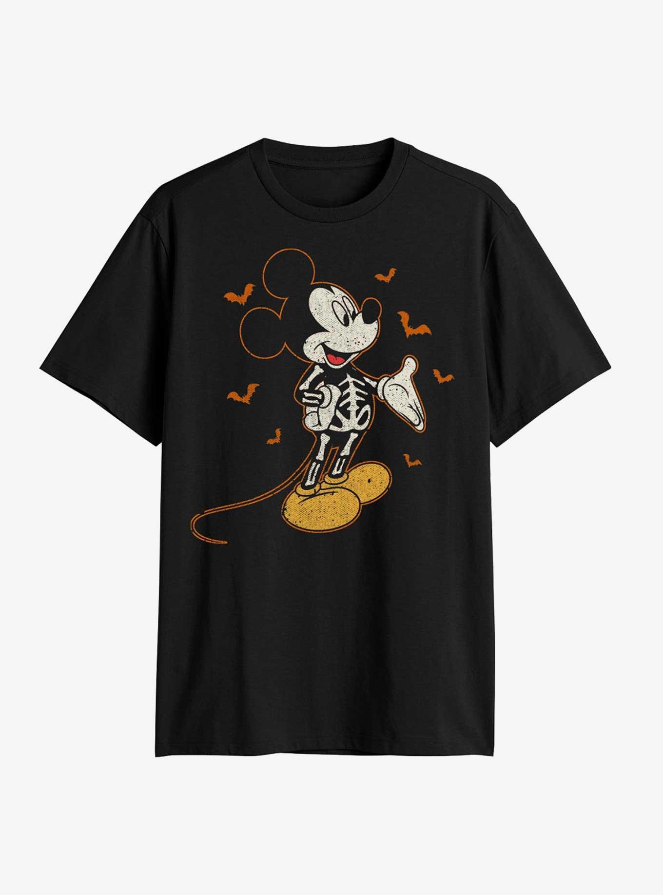 Disney Mickey Mouse Skeleton Bats T-Shirt, , hi-res