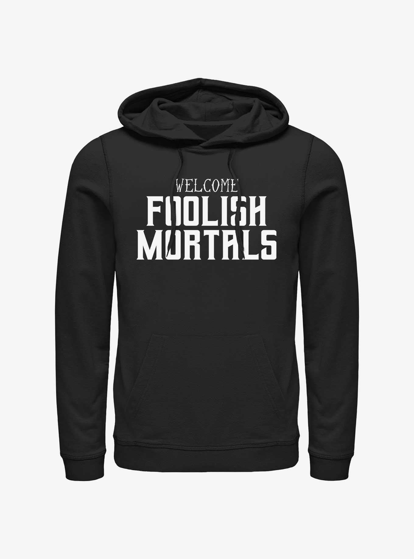 Disney The Haunted Mansion Foolish Mortals Hoodie, BLACK, hi-res