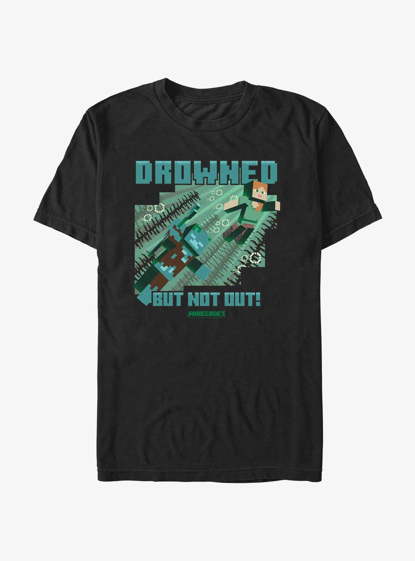 Minecraft Drowned But Not Out T-Shirt, , hi-res