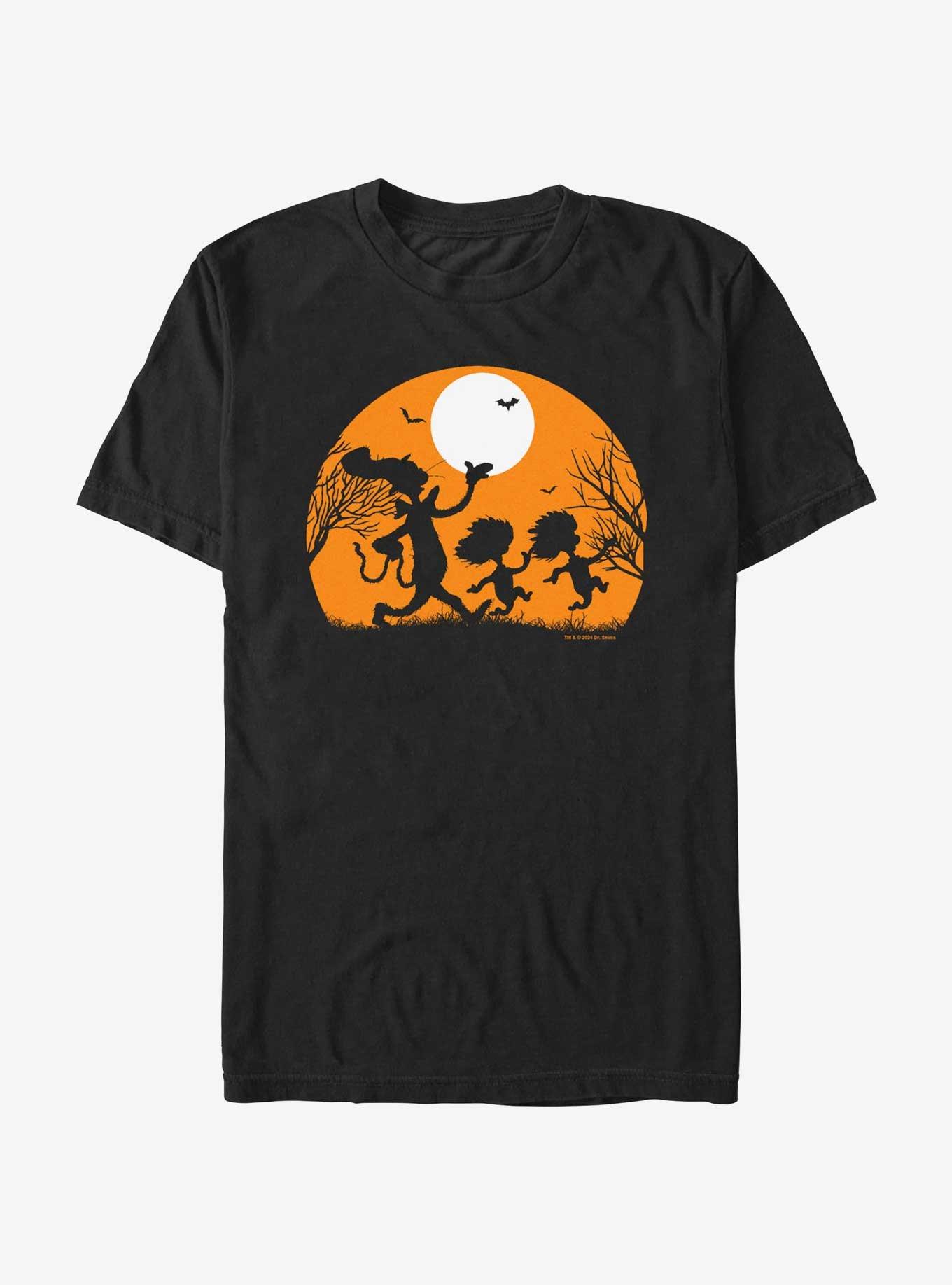 Dr. Seuss Cat In The Hat Haunted Hat T-Shirt
