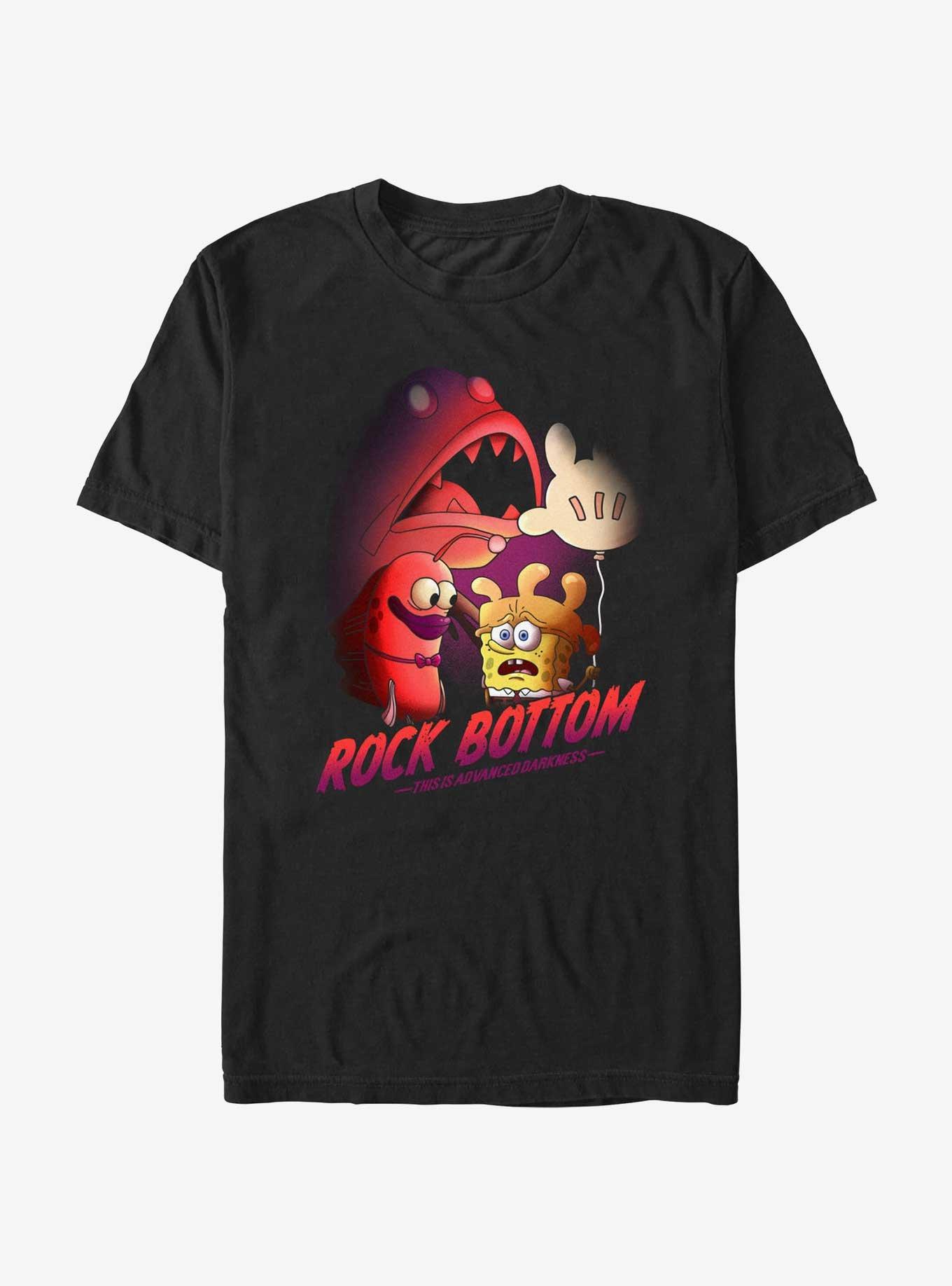 SpongeBob SquarePants Rock Bottom Darkness T-Shirt, BLACK, hi-res