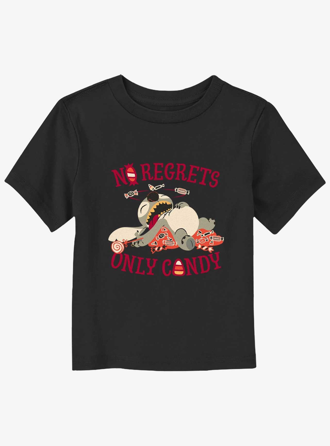 Disney Lilo & Stitch No Regrets Only Candy Toddler T-Shirt, BLACK, hi-res