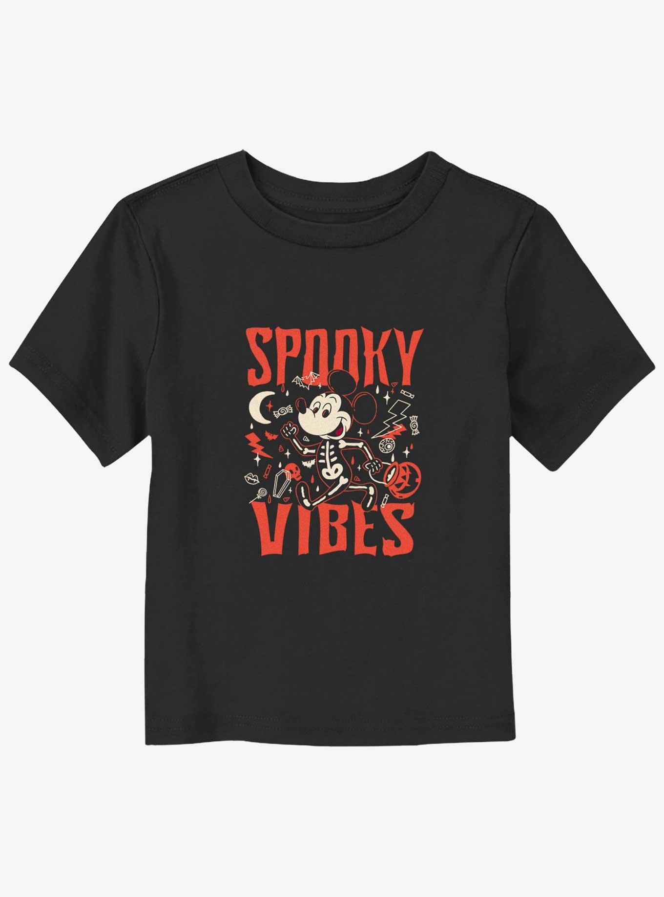 Disney Mickey Mouse Spooky Vibes Toddler T-Shirt, BLACK, hi-res