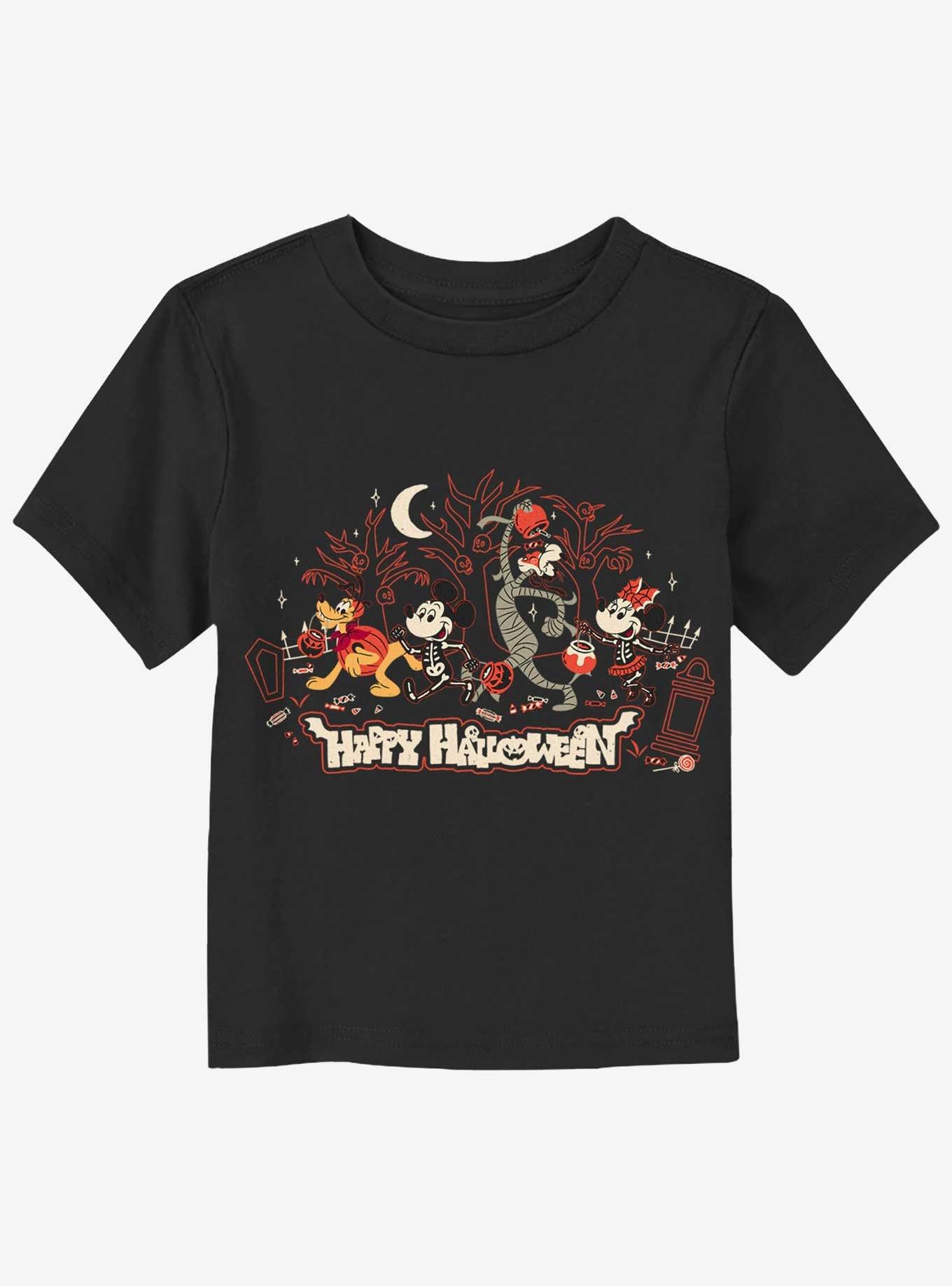 Disney Mickey Mouse Happy Halloween And Friends Toddler T-Shirt