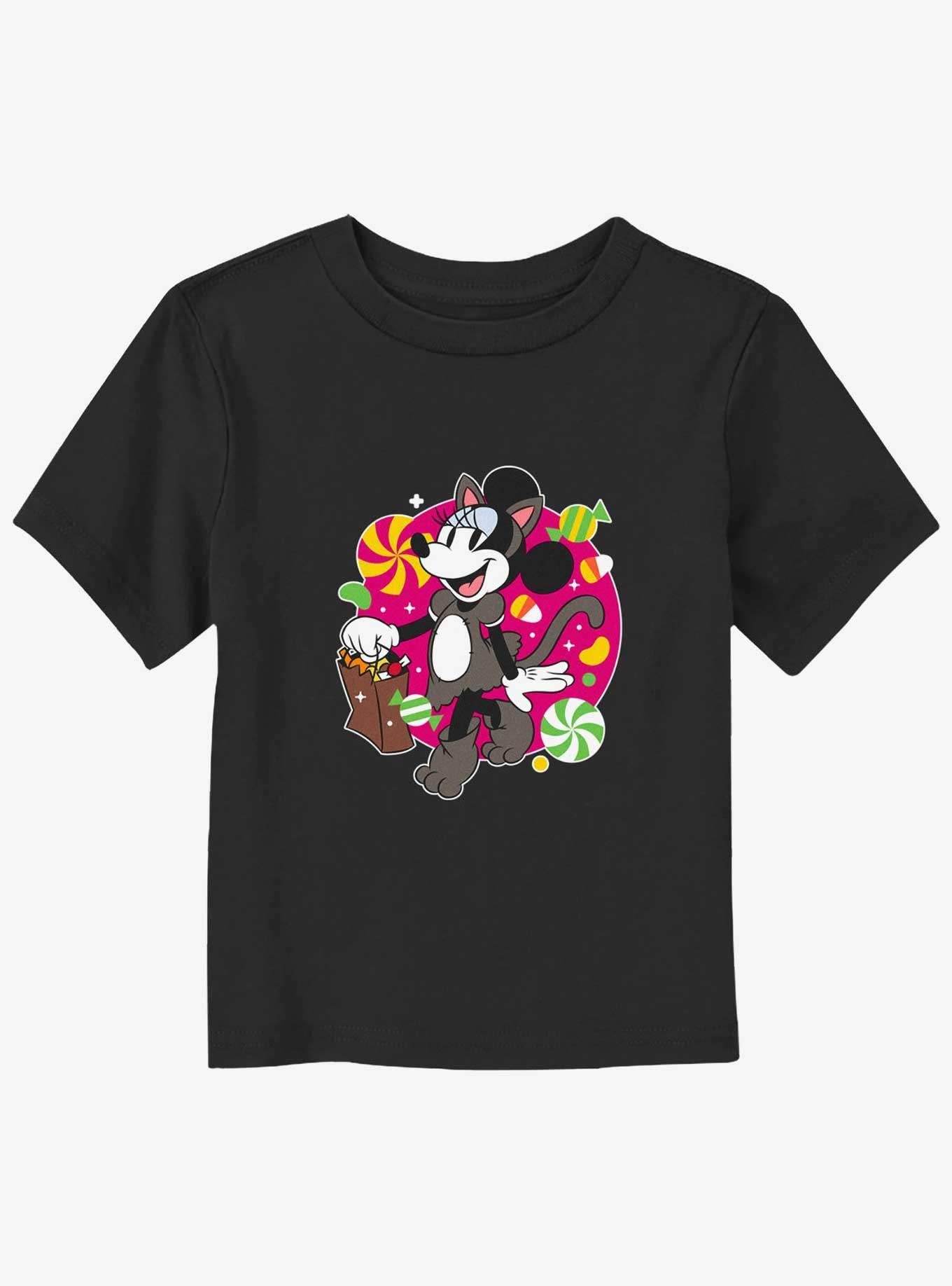 Disney Minnie Mouse Cat Candies Toddler T-Shirt, BLACK, hi-res