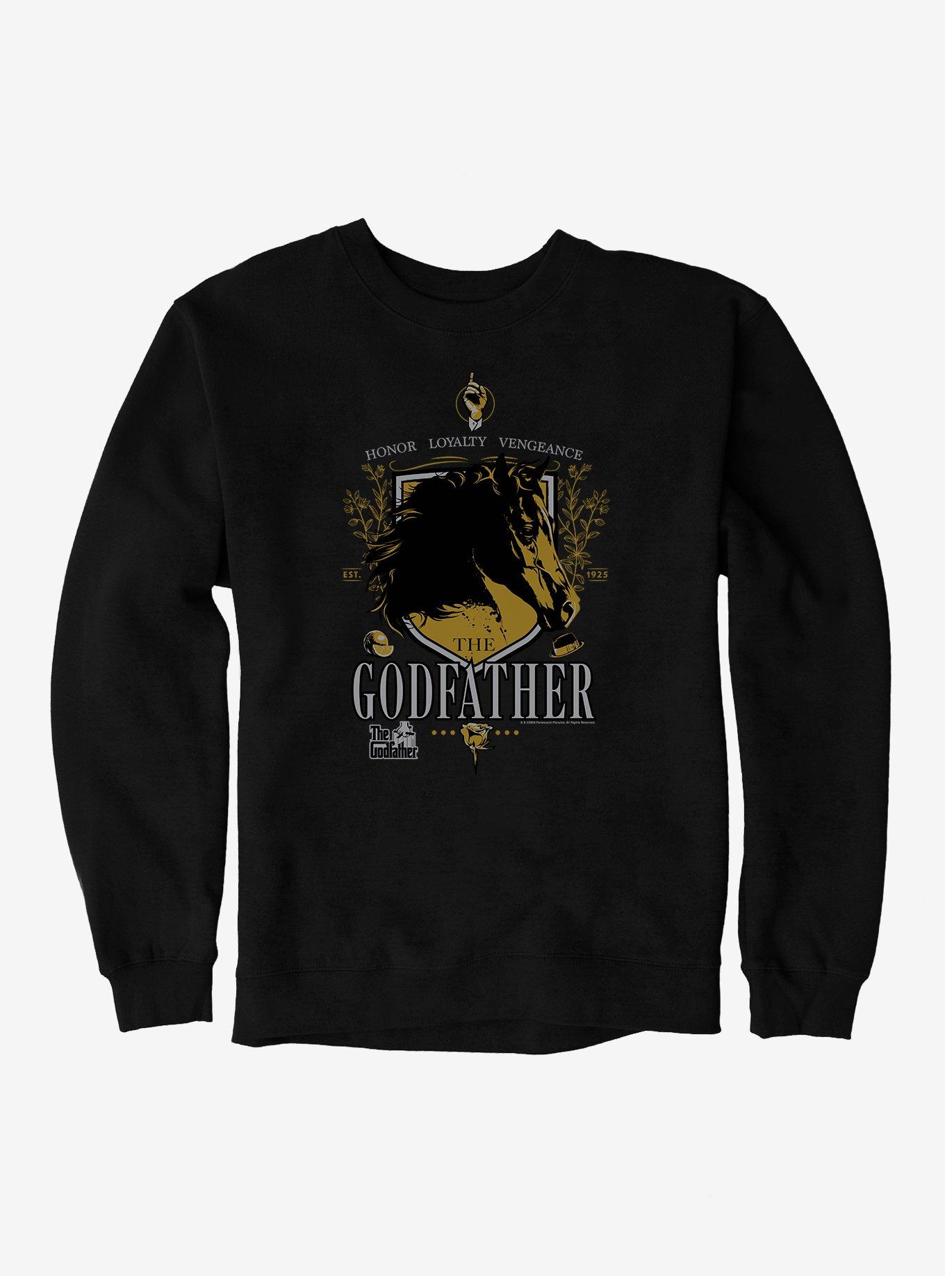 The Godfather Honor Loyalty Vengeance Sweatshirt, BLACK, hi-res