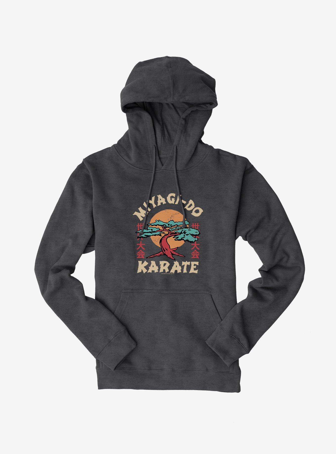 Cobra Kai Miyagi-Do Karate Hoodie, DARK HEATHER, hi-res