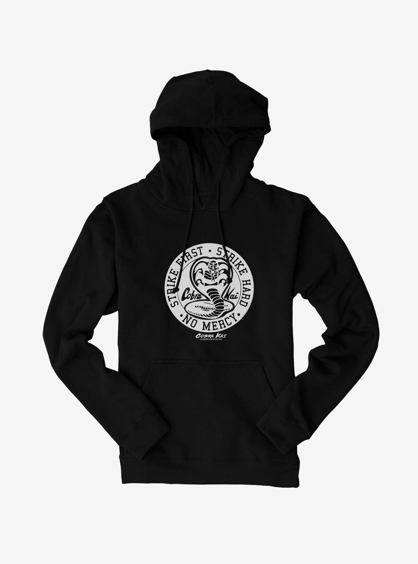 Cobra Kai No Mercy Logo Hoodie, , hi-res