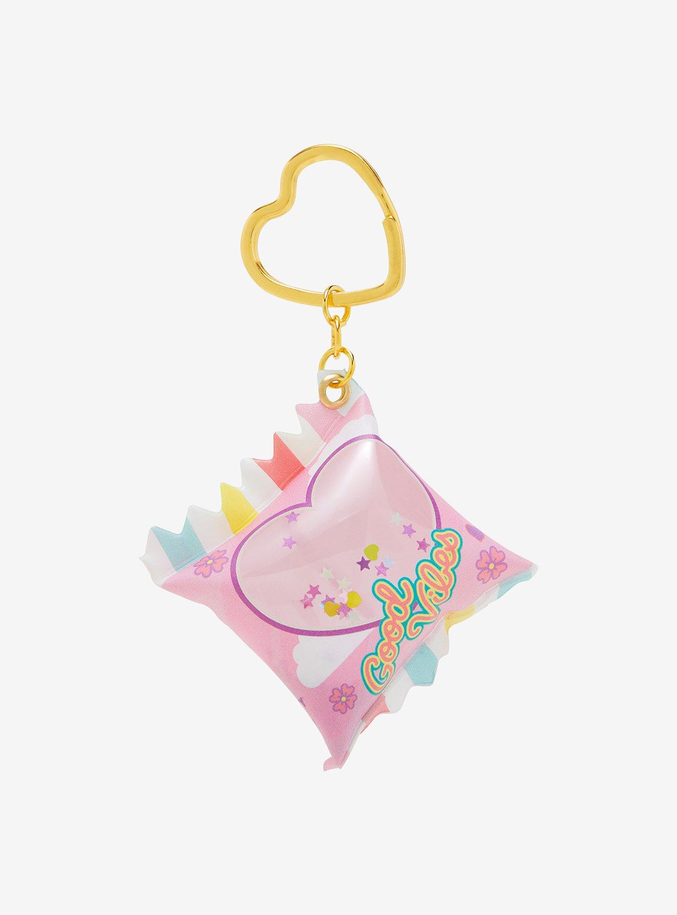 Sanrio Good Vibes Confetti Bag Keychain, , hi-res