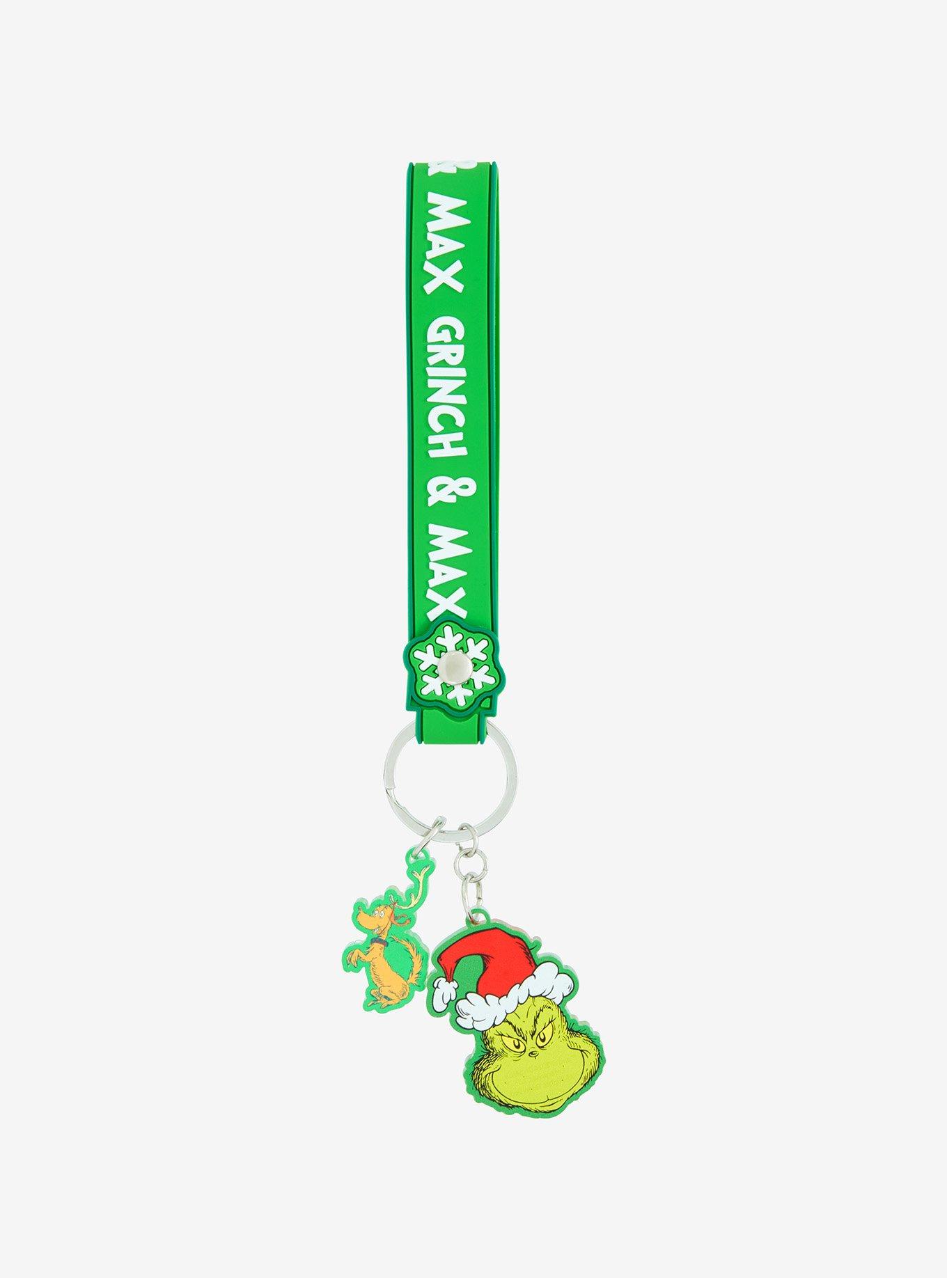 How the Grinch Stole Christmas Max & Grinch Multi Charm Keychain, , hi-res