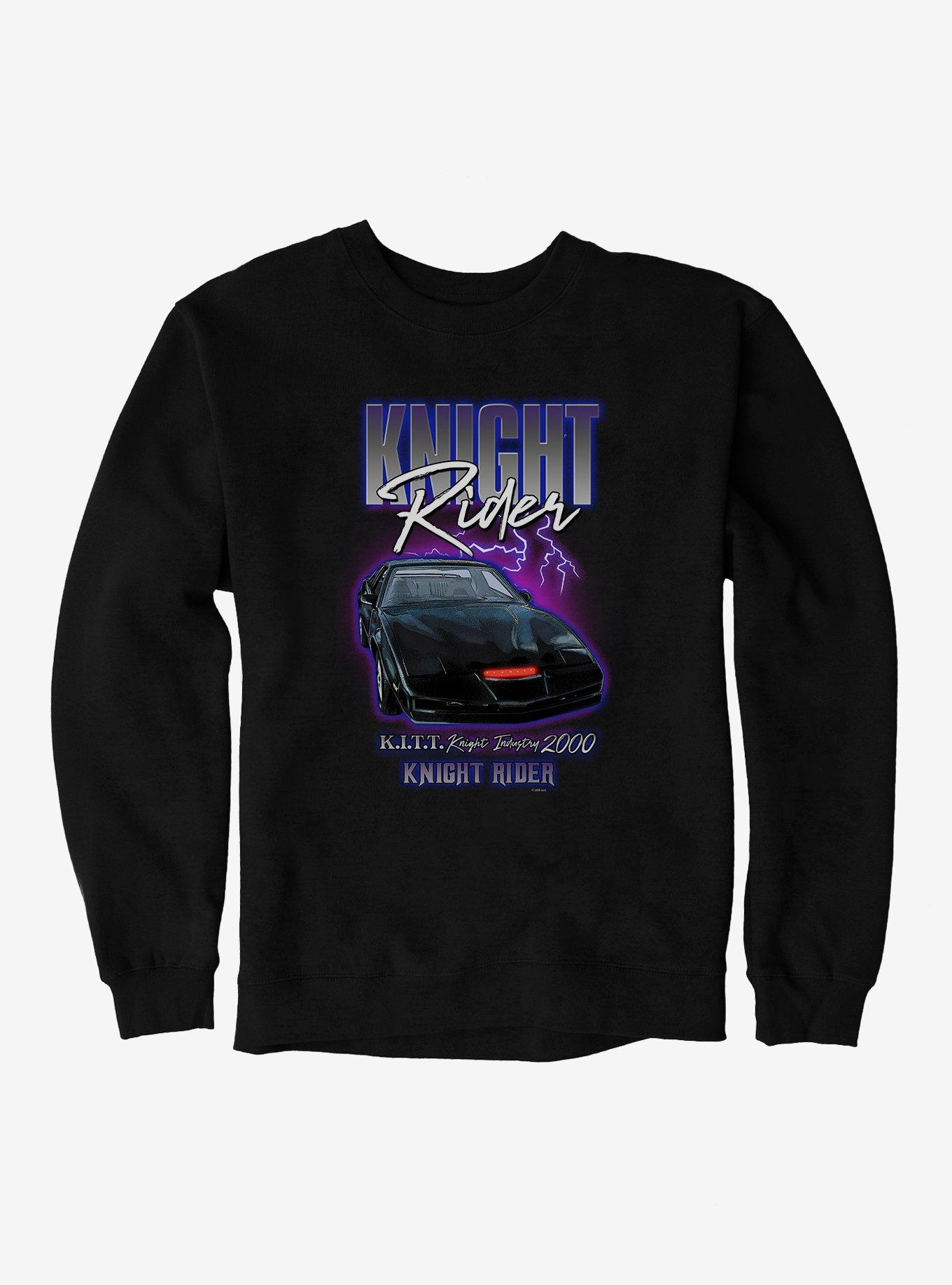 Knight Rider Lightning Strike Sweatshirt, BLACK, hi-res