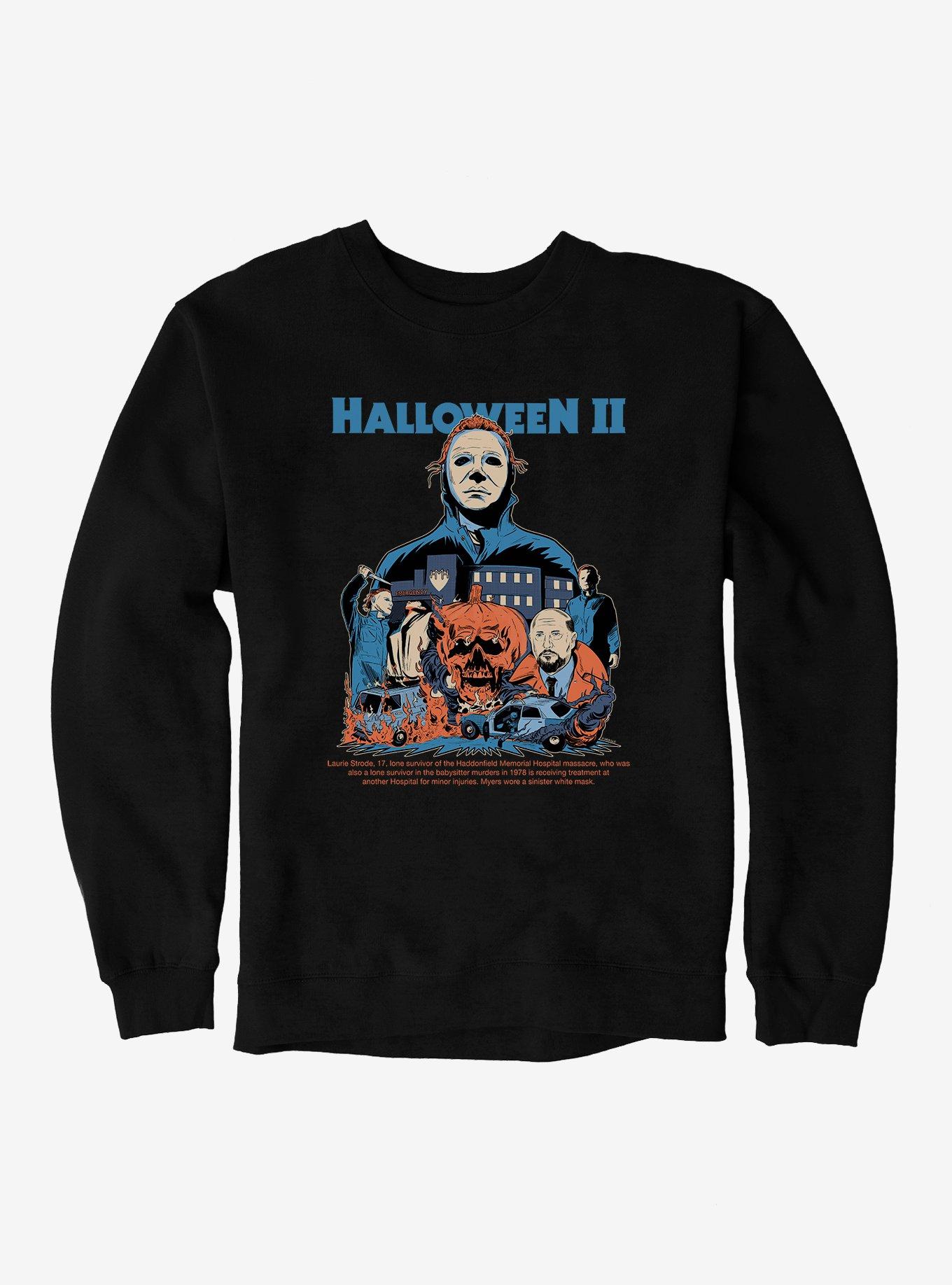 Halloween II Scream Queens Sweatshirt, BLACK, hi-res