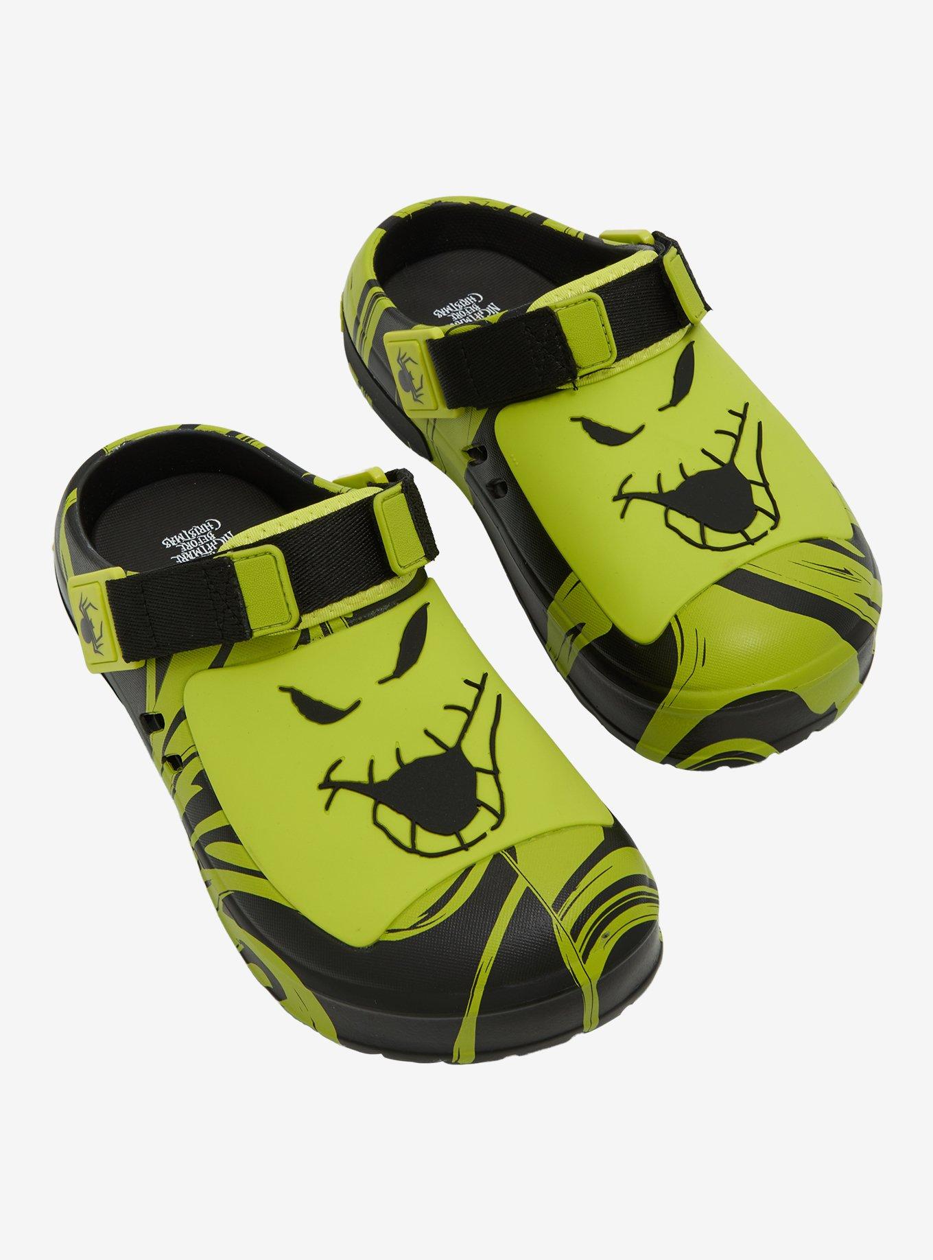 The Nightmare Before Christmas Oogie Boogie Marble Pattern Rubber Clogs