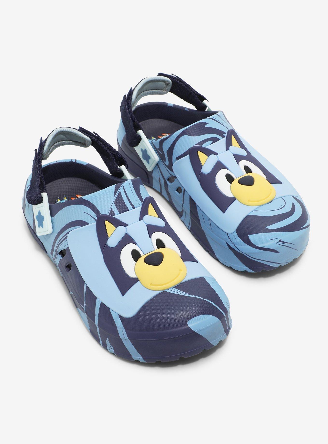 Bluey Marble Pattern Rubber Clogs, , hi-res