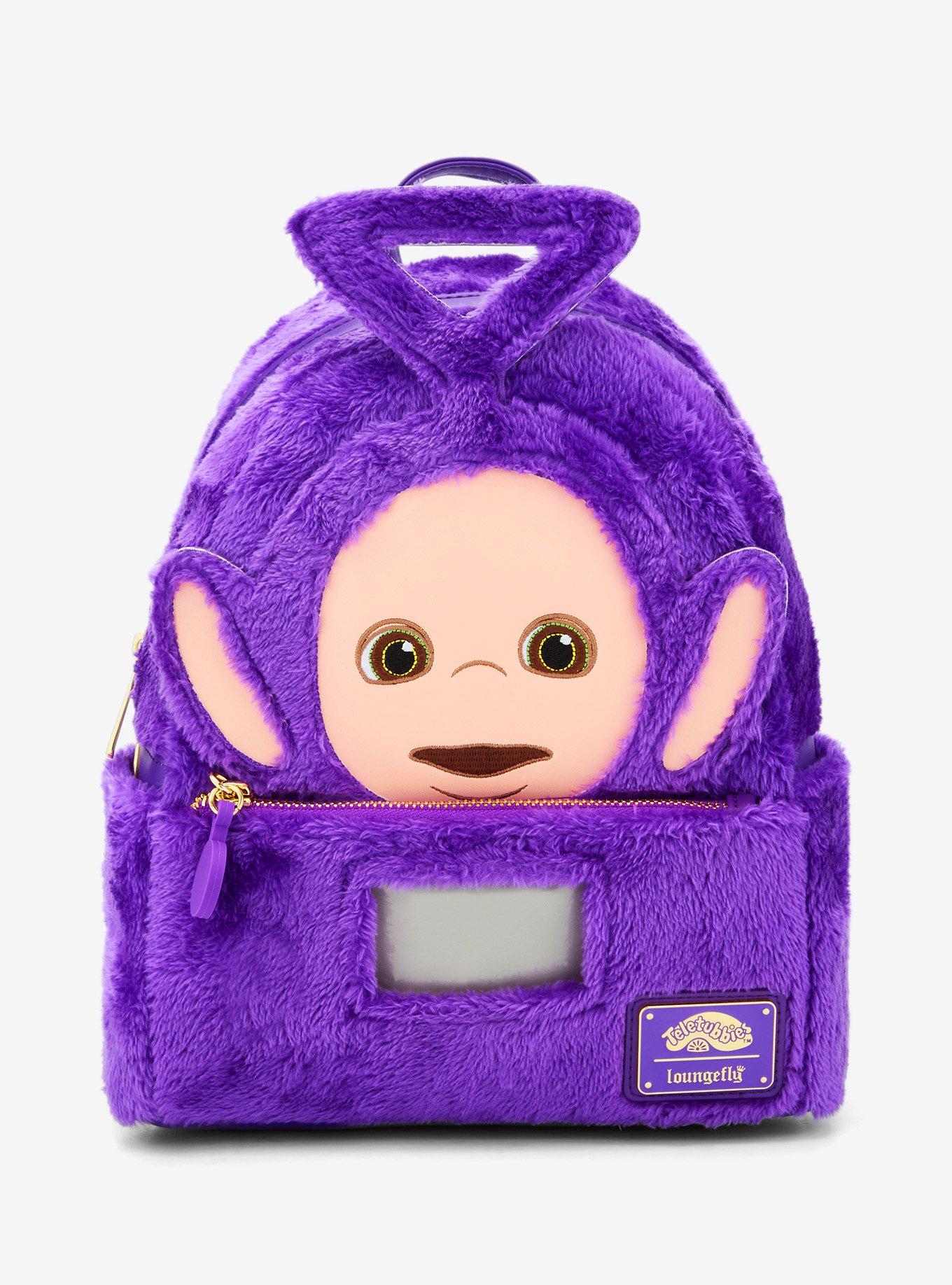 Loungefly Teletubbies Tinky Winky Figural Plush Light-Up Mini Backpack, , hi-res