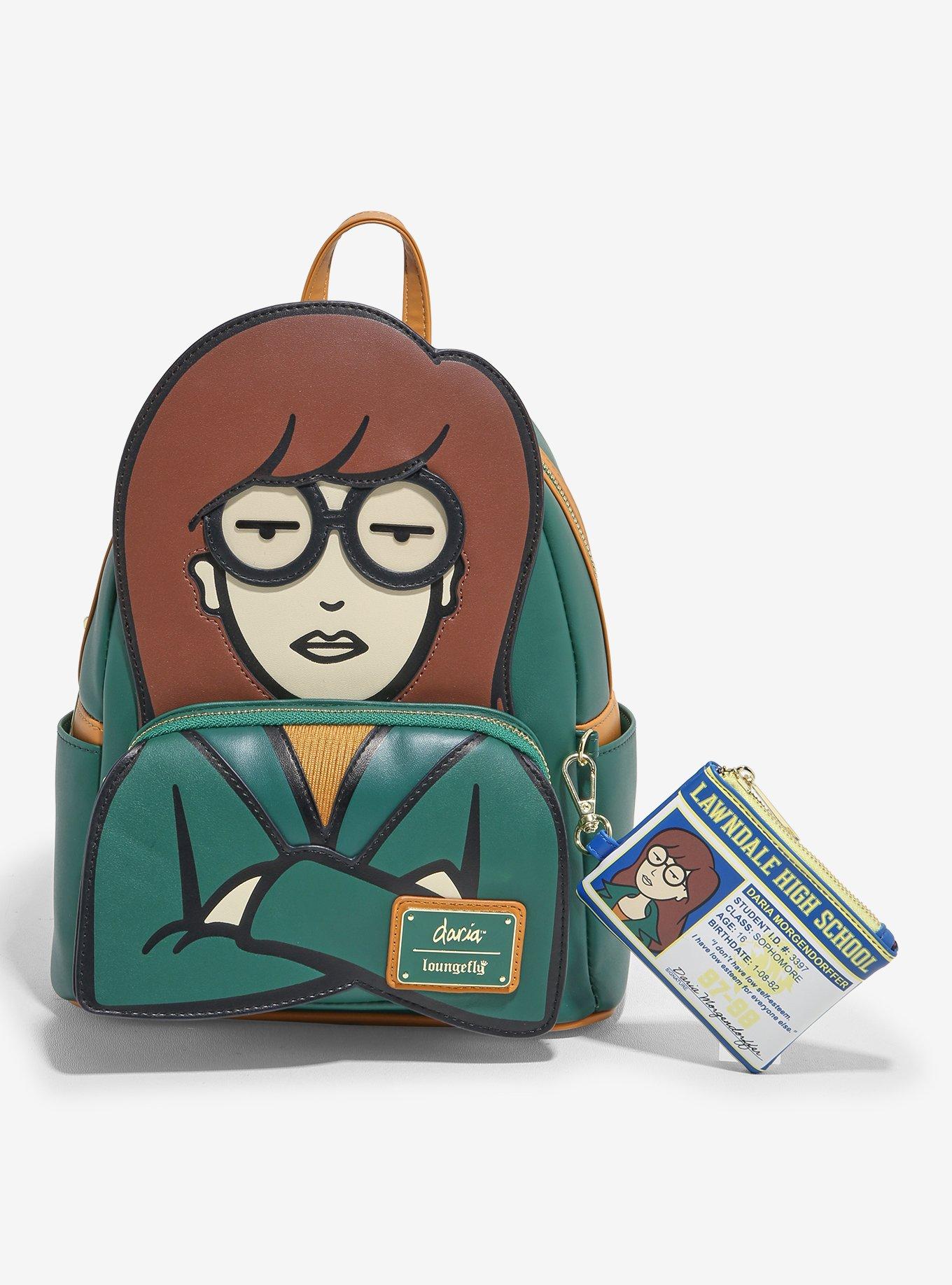 Loungefly Daria Figural Daria Mini Backpack with Coin Purse, , hi-res
