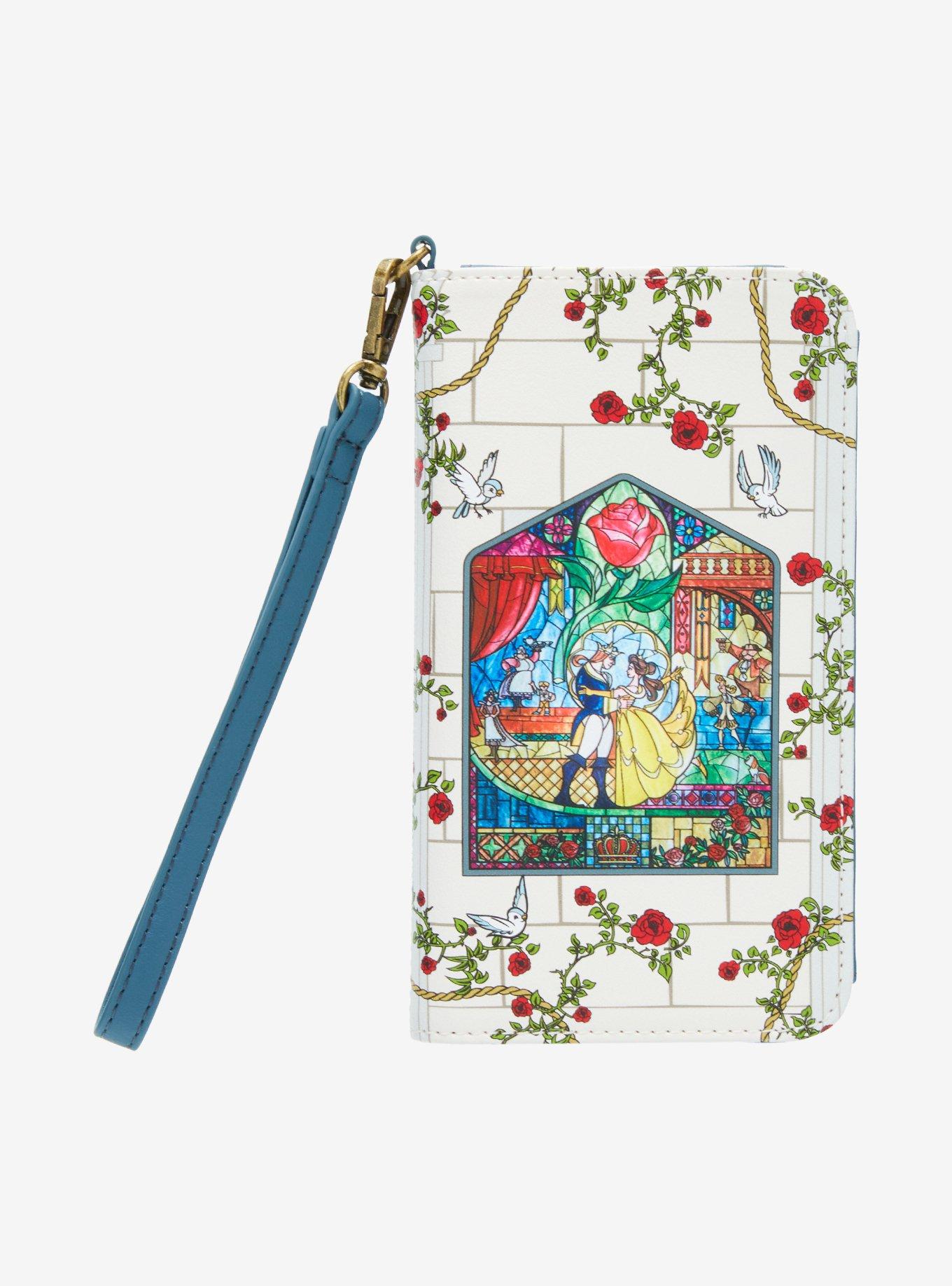 Loungefly Disney Beauty and the Beast Stained Glass Mini
Backpack & Wallet Stained-Glass Window Mini-Backpack - Beauty and the Beast  main image 2